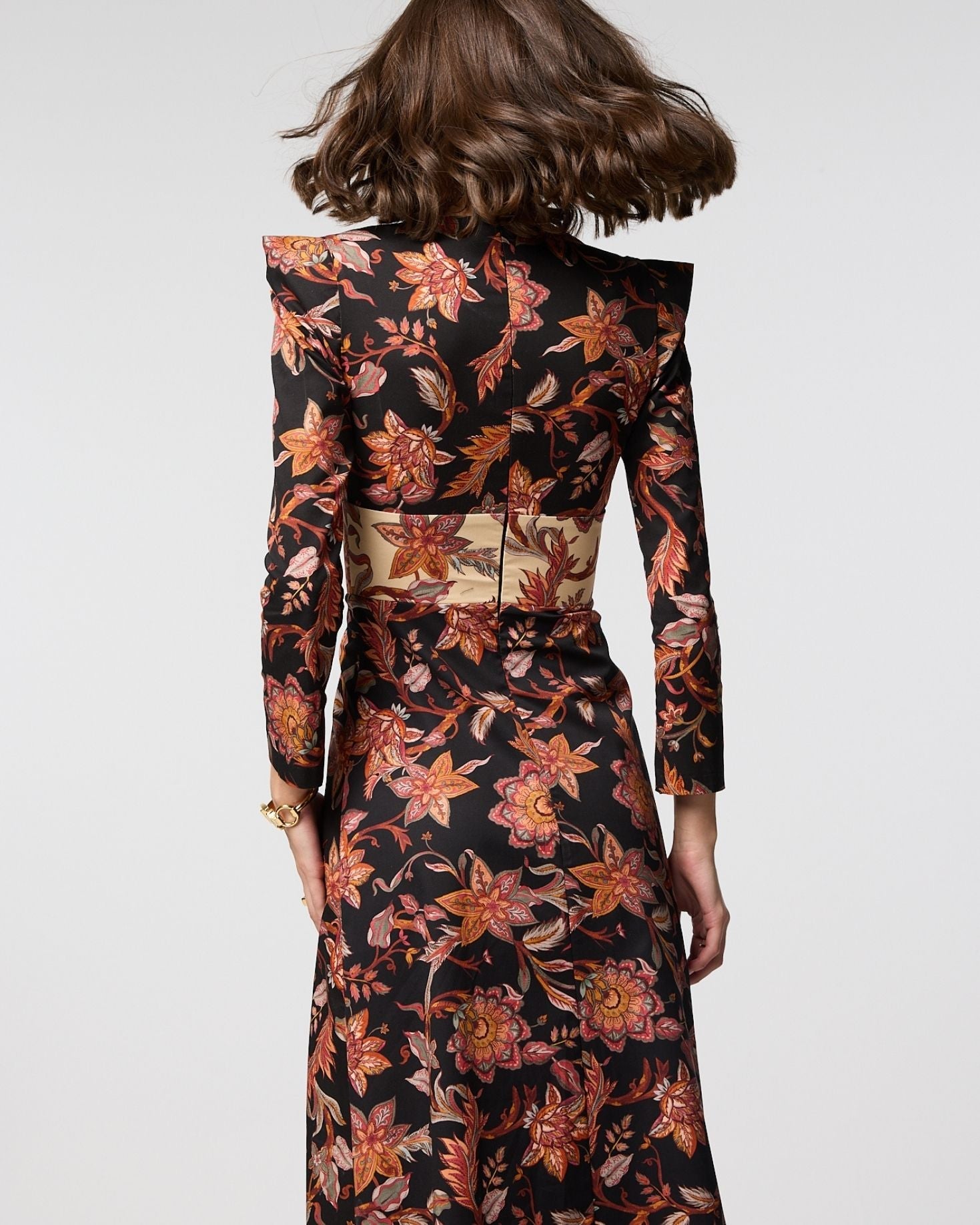 VESTIDO JACKIE FLORES The IQ Collection