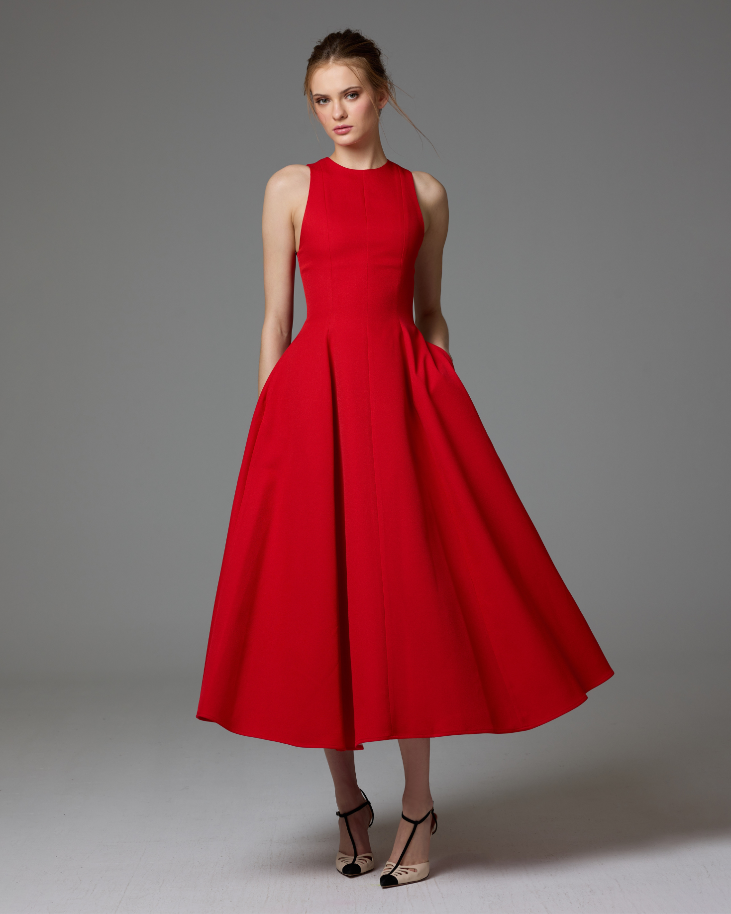 VESTIDO ANITA ROJO The IQ Collection