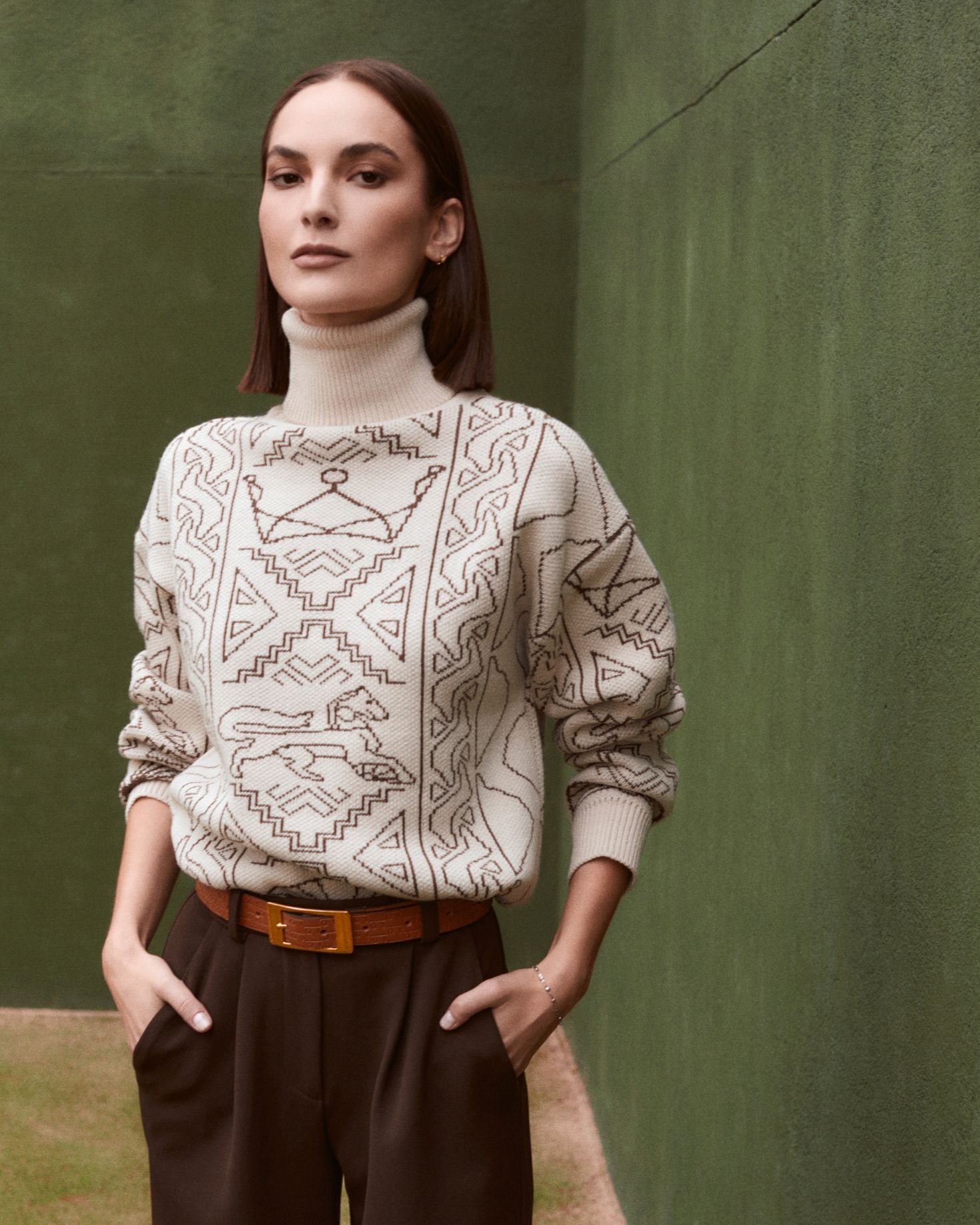 CINTURON JOAQUINA CAMEL The IQ Collection