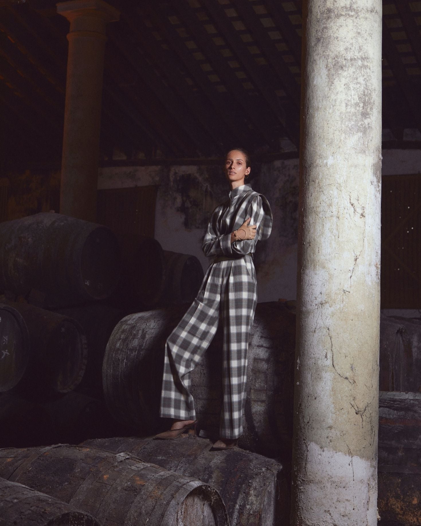 PANTALON NEREA CUADROS The IQ Collection