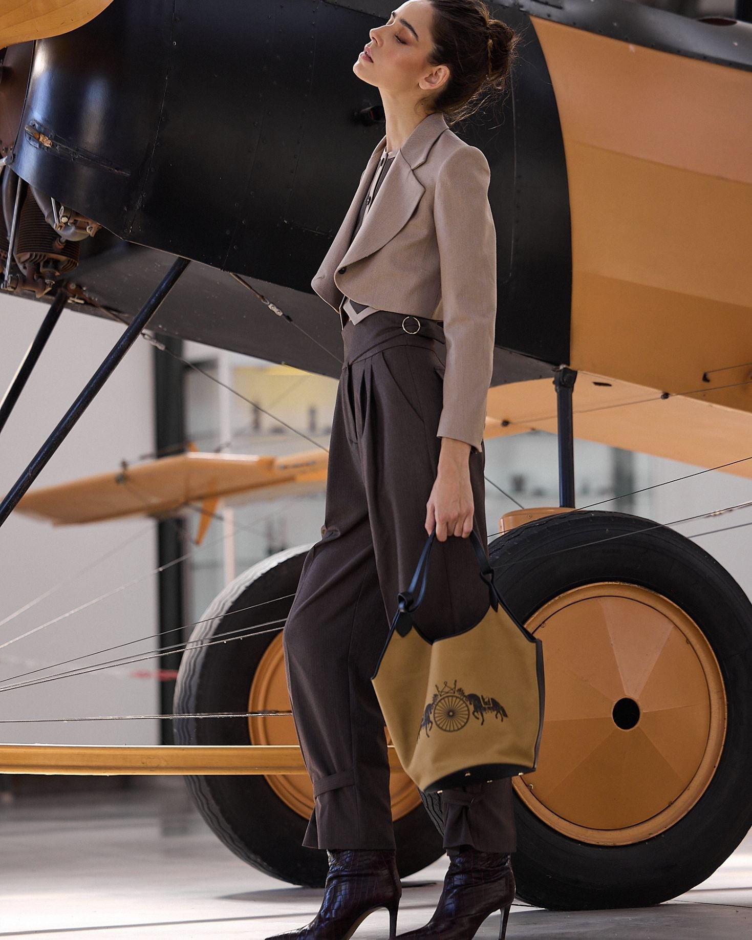 PANTALÓN ERIN MARRÓN The IQ Collection