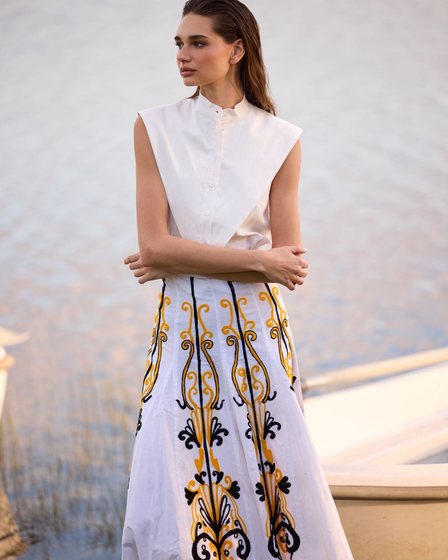 FALDA BAHAMAS BLANCA The IQ Collection