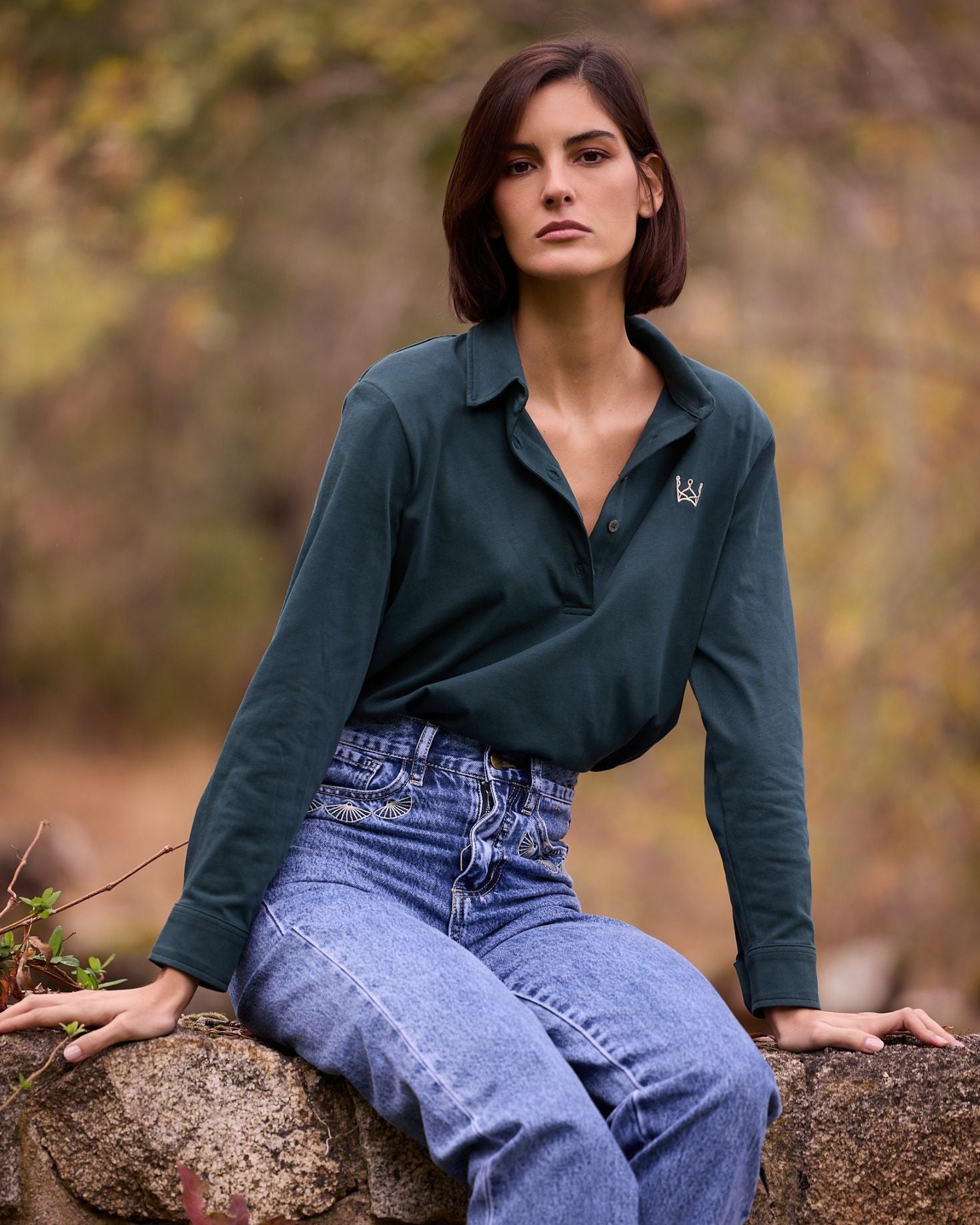 POLO NINA VERDE The IQ Collection