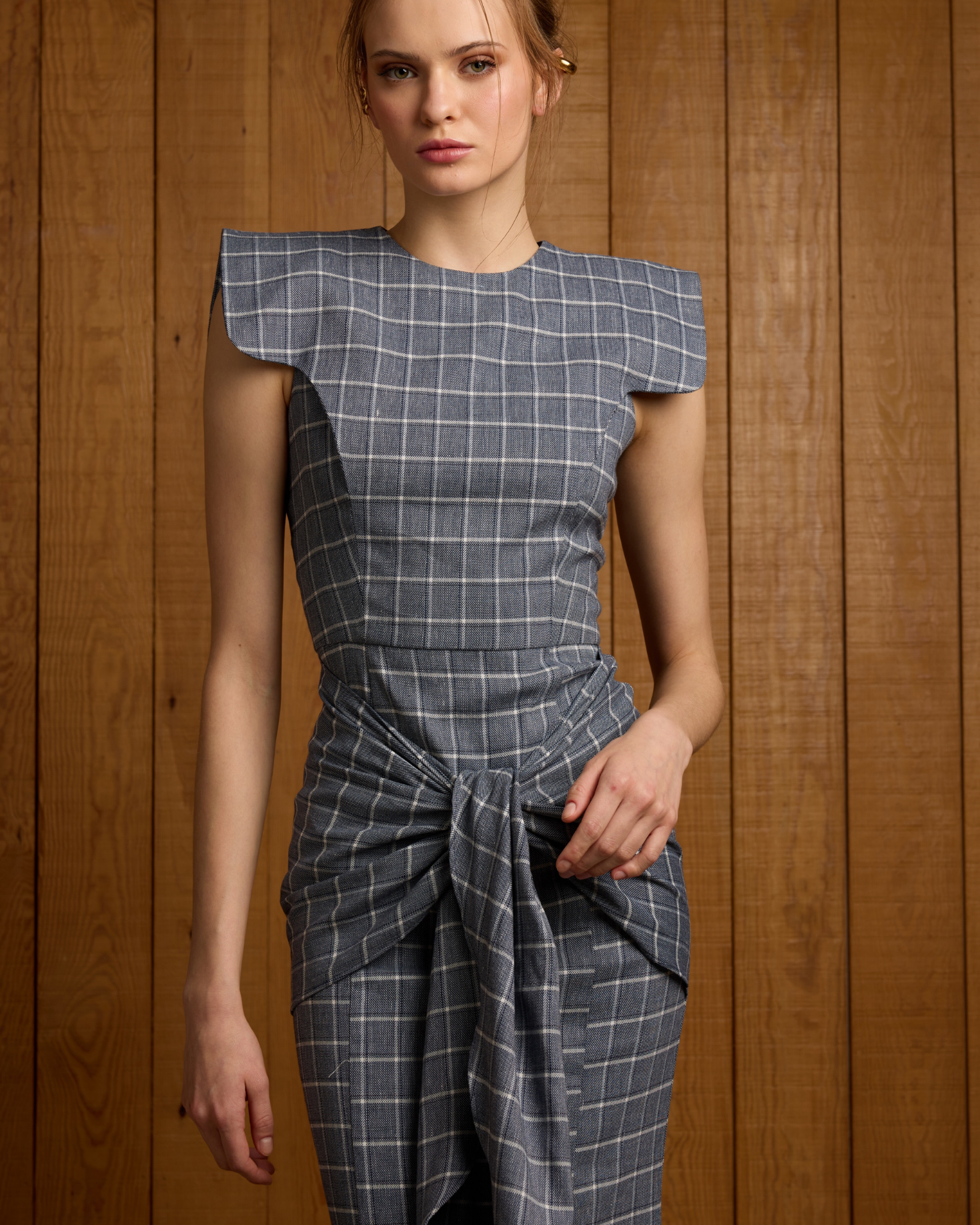 VESTIDO ANTONIA CUADROS The IQ Collection