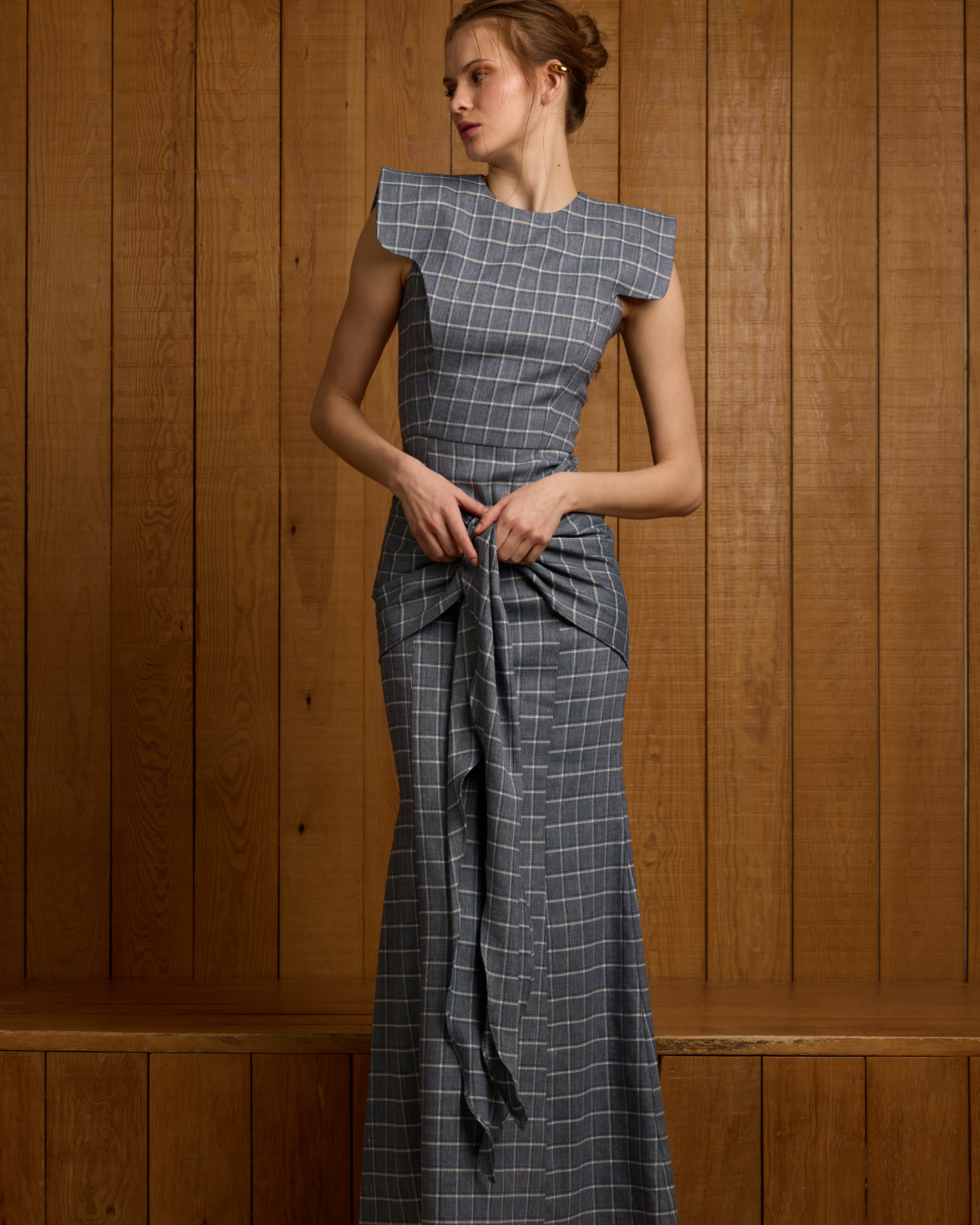 VESTIDO ANTONIA CUADROS The IQ Collection