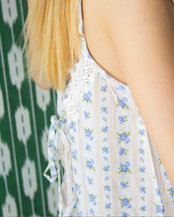 CAMISÓN GALA (floral rayas) The IQ Collection