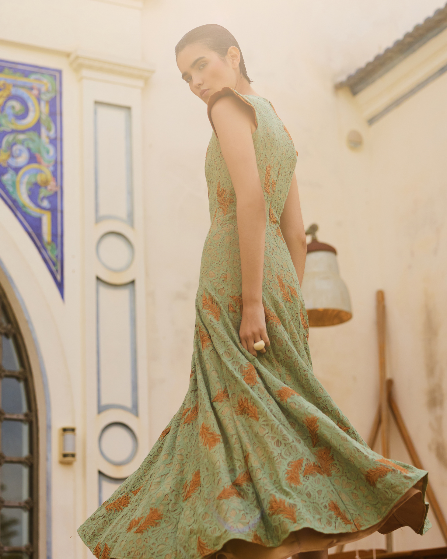 VESTIDO ROSE VERDE The IQ Collection