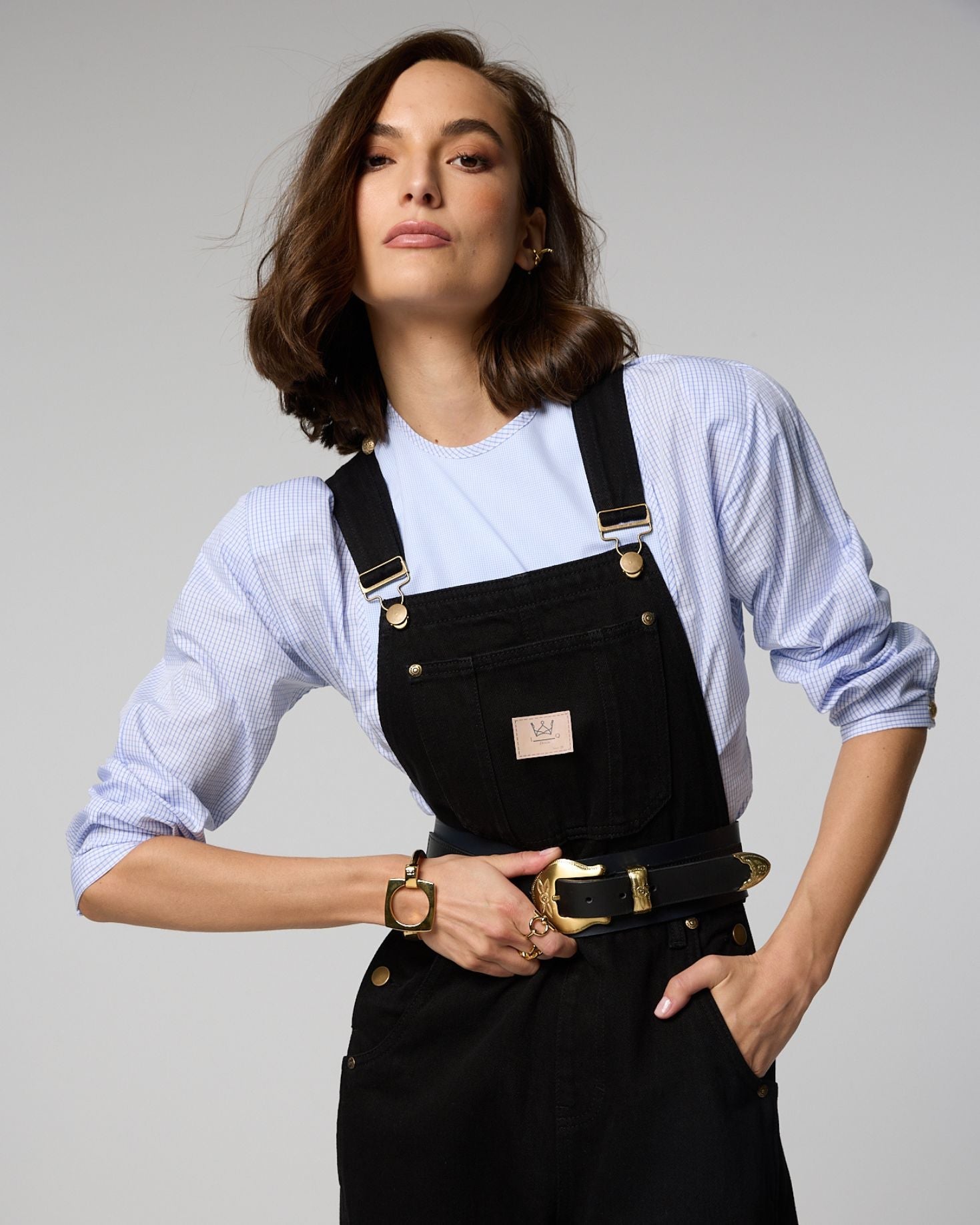 PETO DENIM NEGRO The IQ Collection