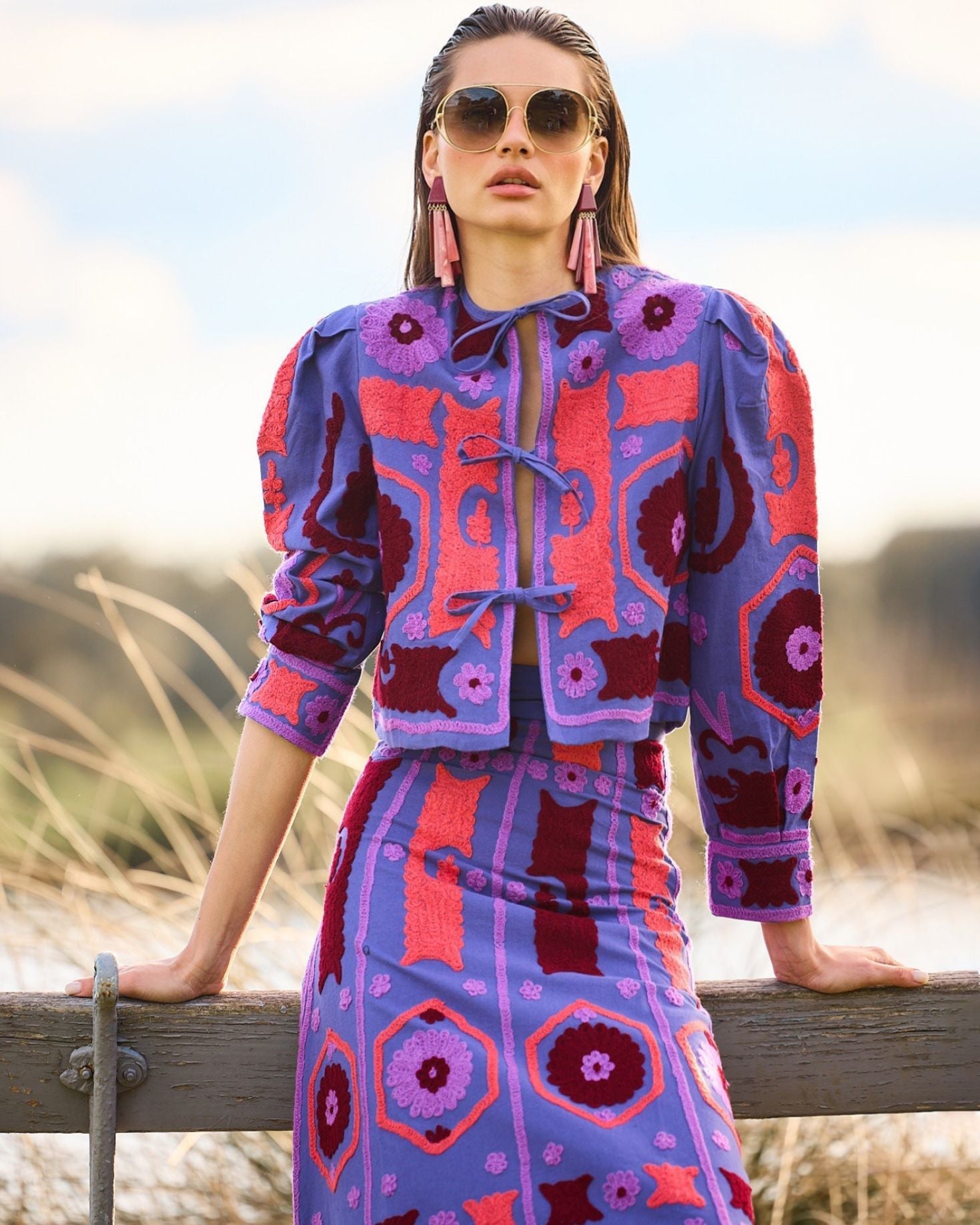 FALDA AZORES MORADA The IQ Collection