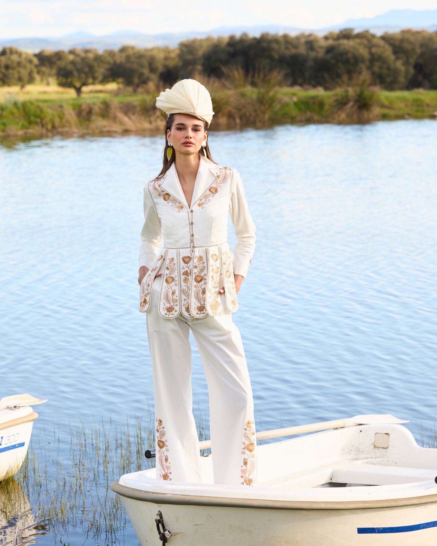 PANTALON FORMENTERA BLANCO The IQ Collection