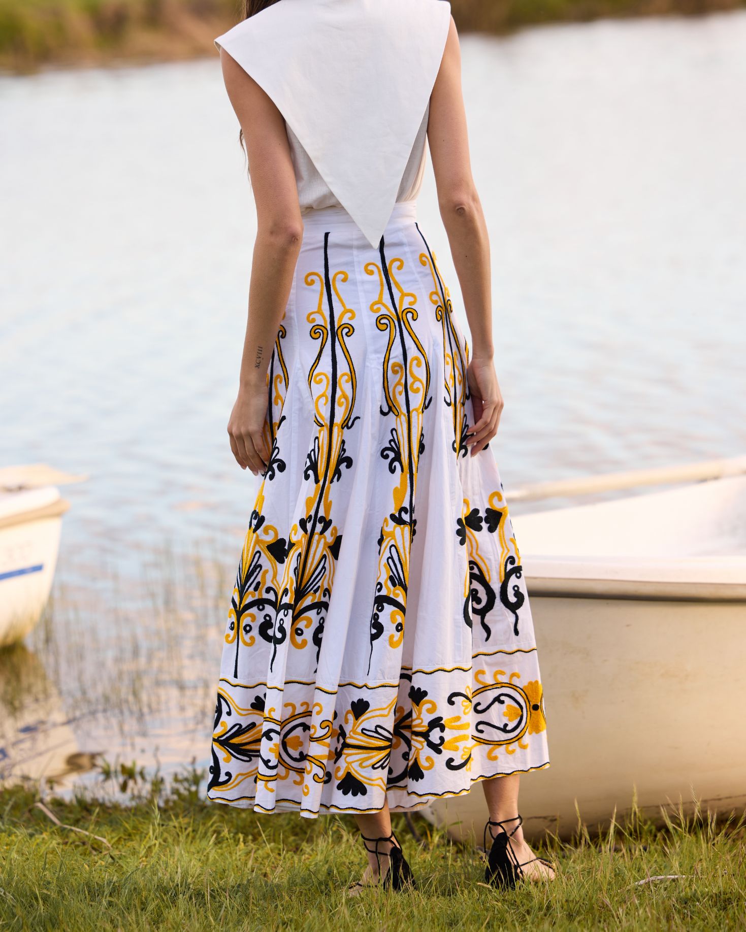 FALDA BAHAMAS BLANCA The IQ Collection