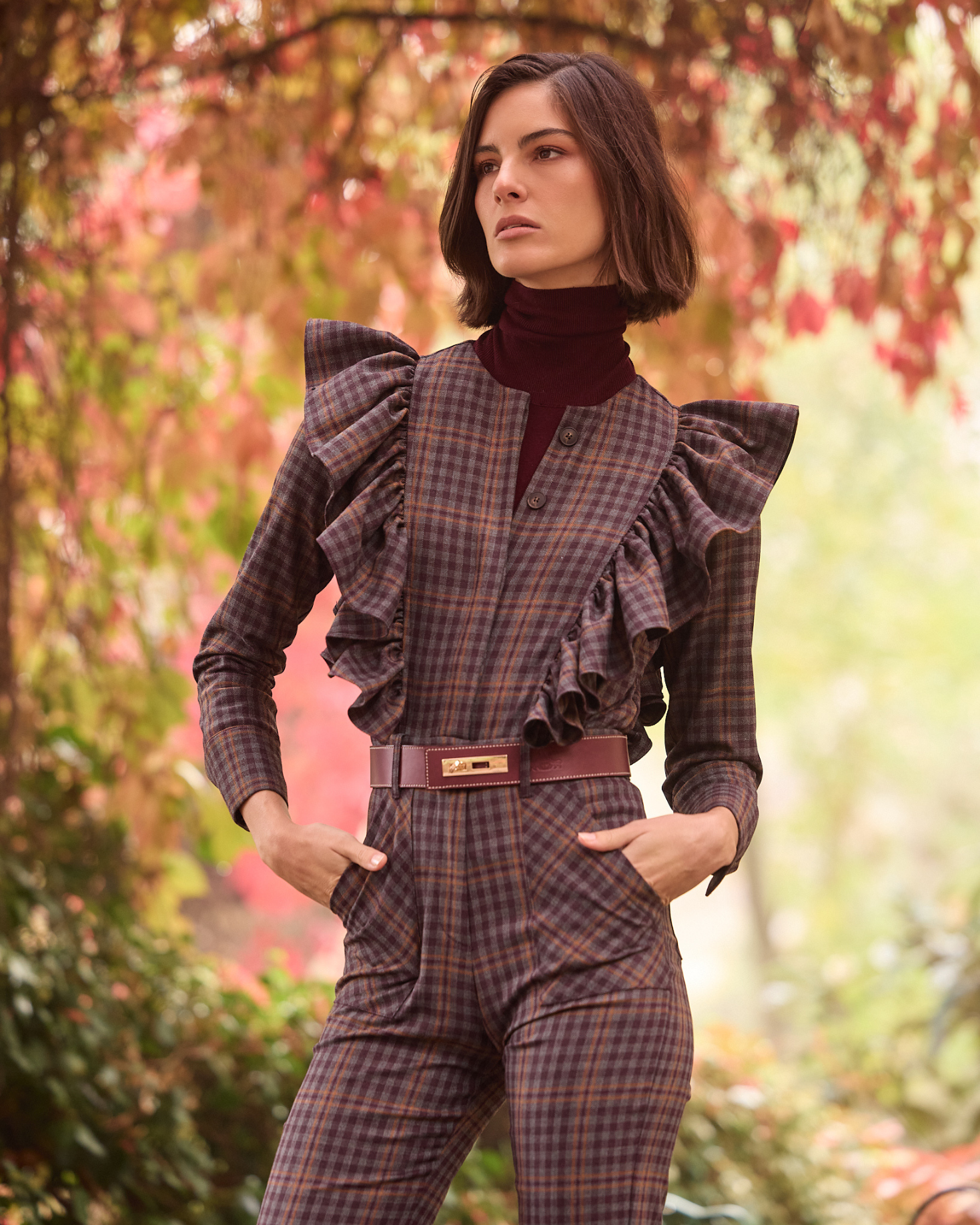 CINTURÓN JULIETTE BURDEOS The IQ Collection