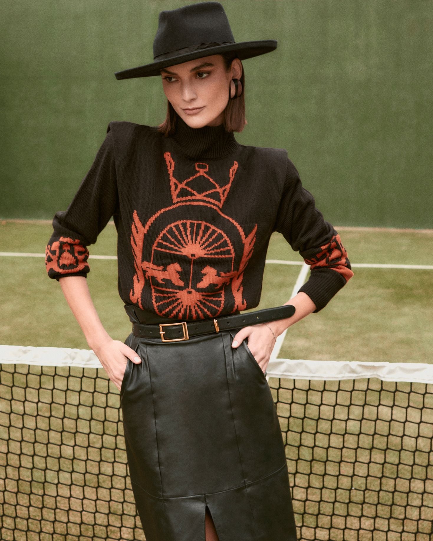 CINTURON JÓNICA NEGRO The IQ Collection