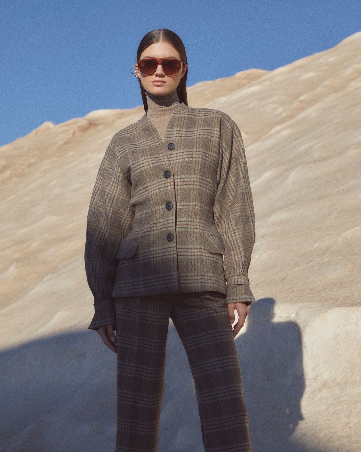 PANTALÓN ALMUDENA CUADROS The IQ Collection