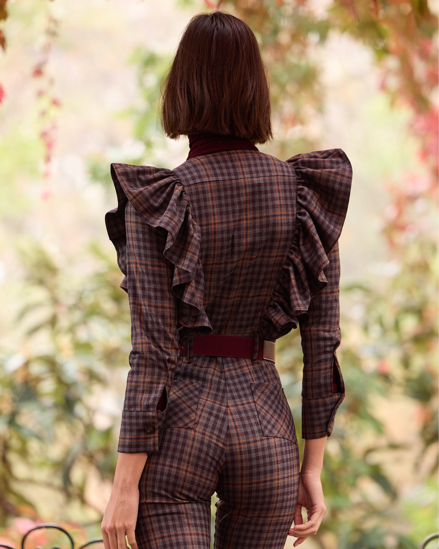 CINTURÓN JULIETTE BURDEOS The IQ Collection