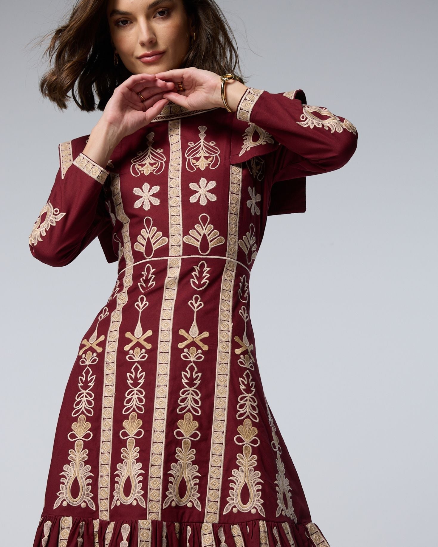 VESTIDO AFRICA BORDADO The IQ Collection