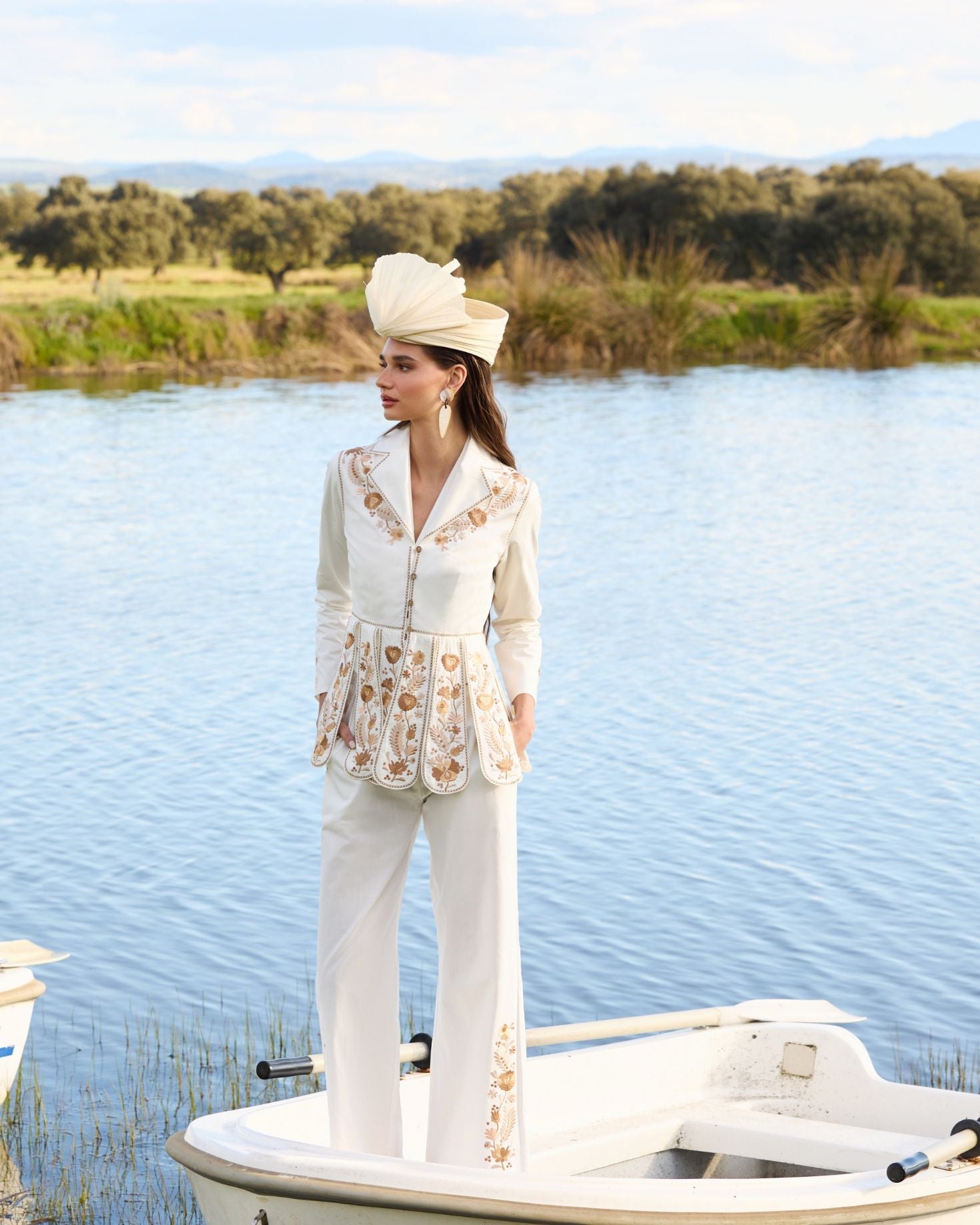 PANTALON FORMENTERA BLANCO The IQ Collection