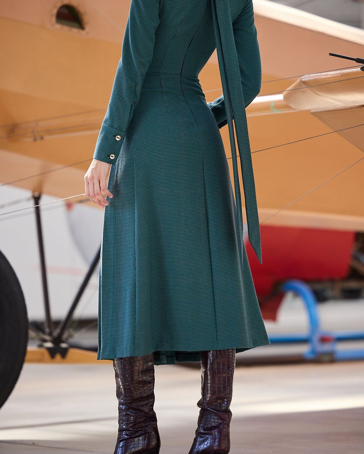 VESTIDO AMY VERDE The IQ Collection