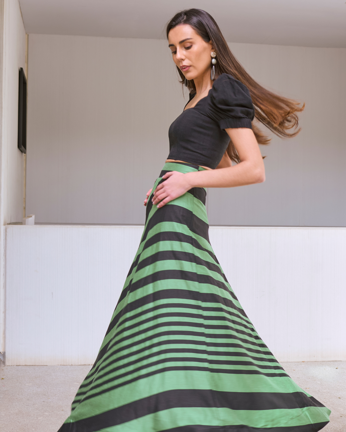 FALDA CAPRICHO VERDE The IQ Collection