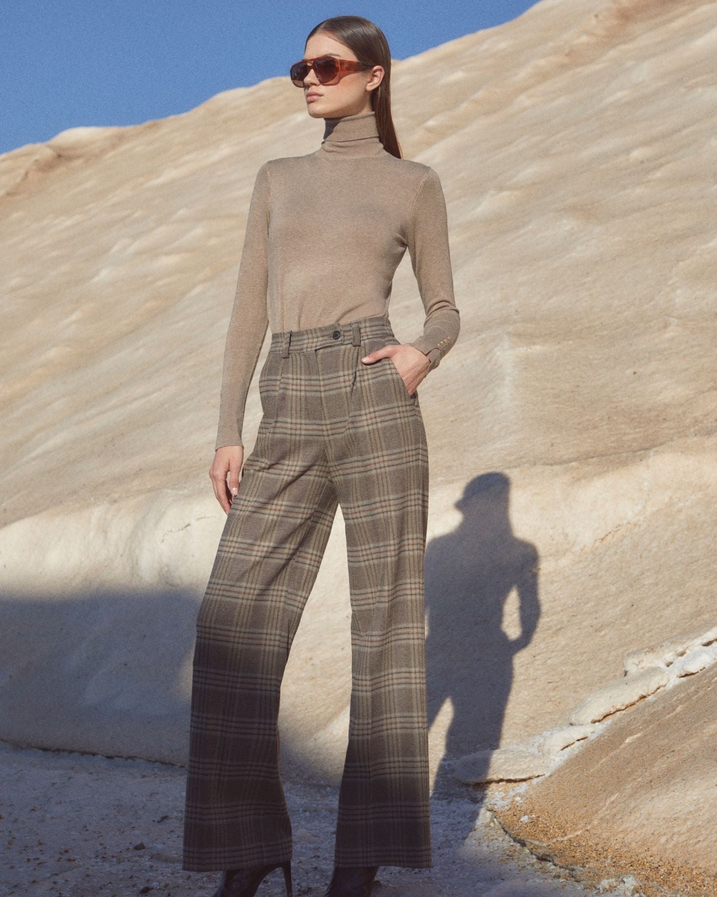 PANTALÓN ALMUDENA CUADROS The IQ Collection