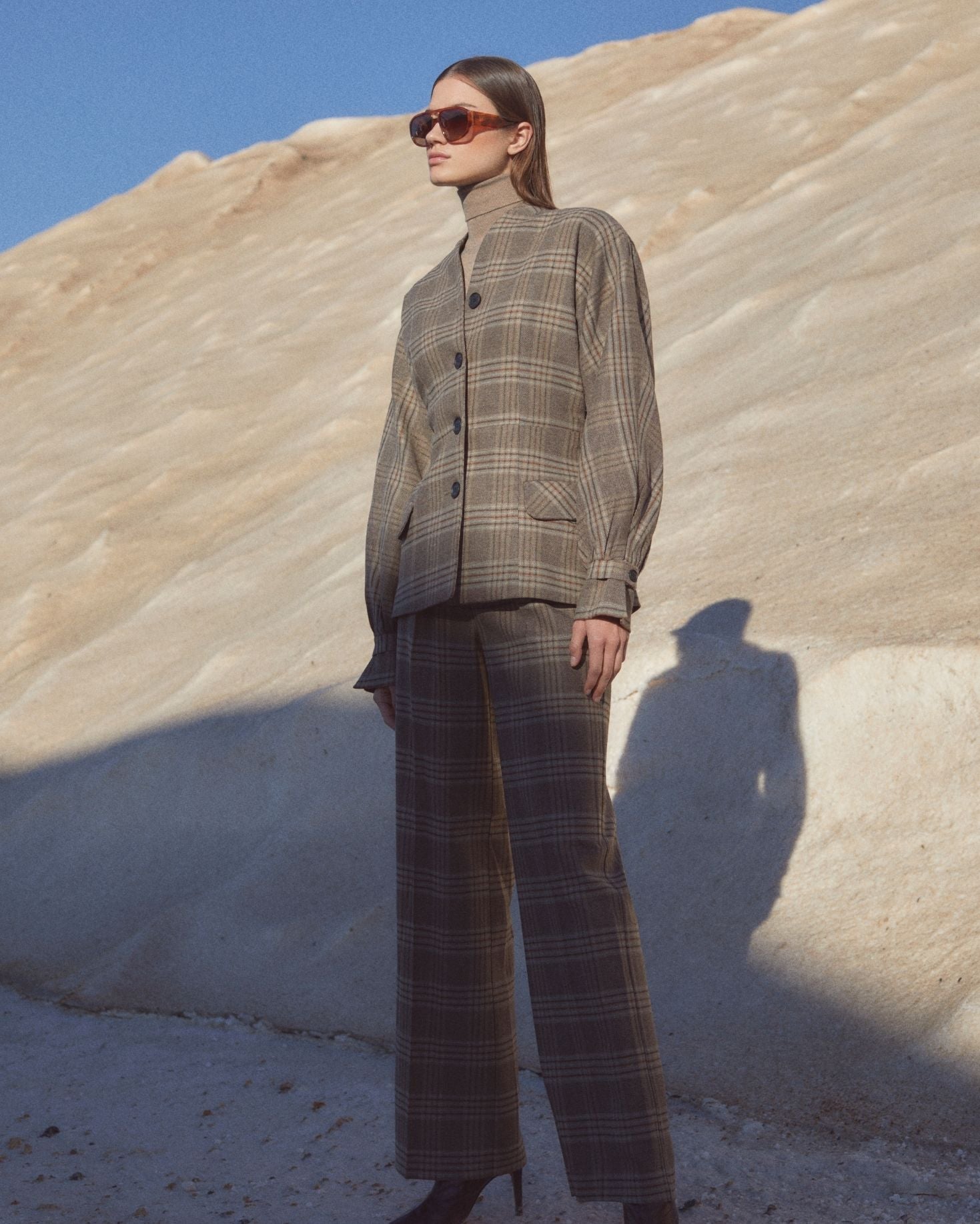 PANTALÓN ALMUDENA CUADROS The IQ Collection