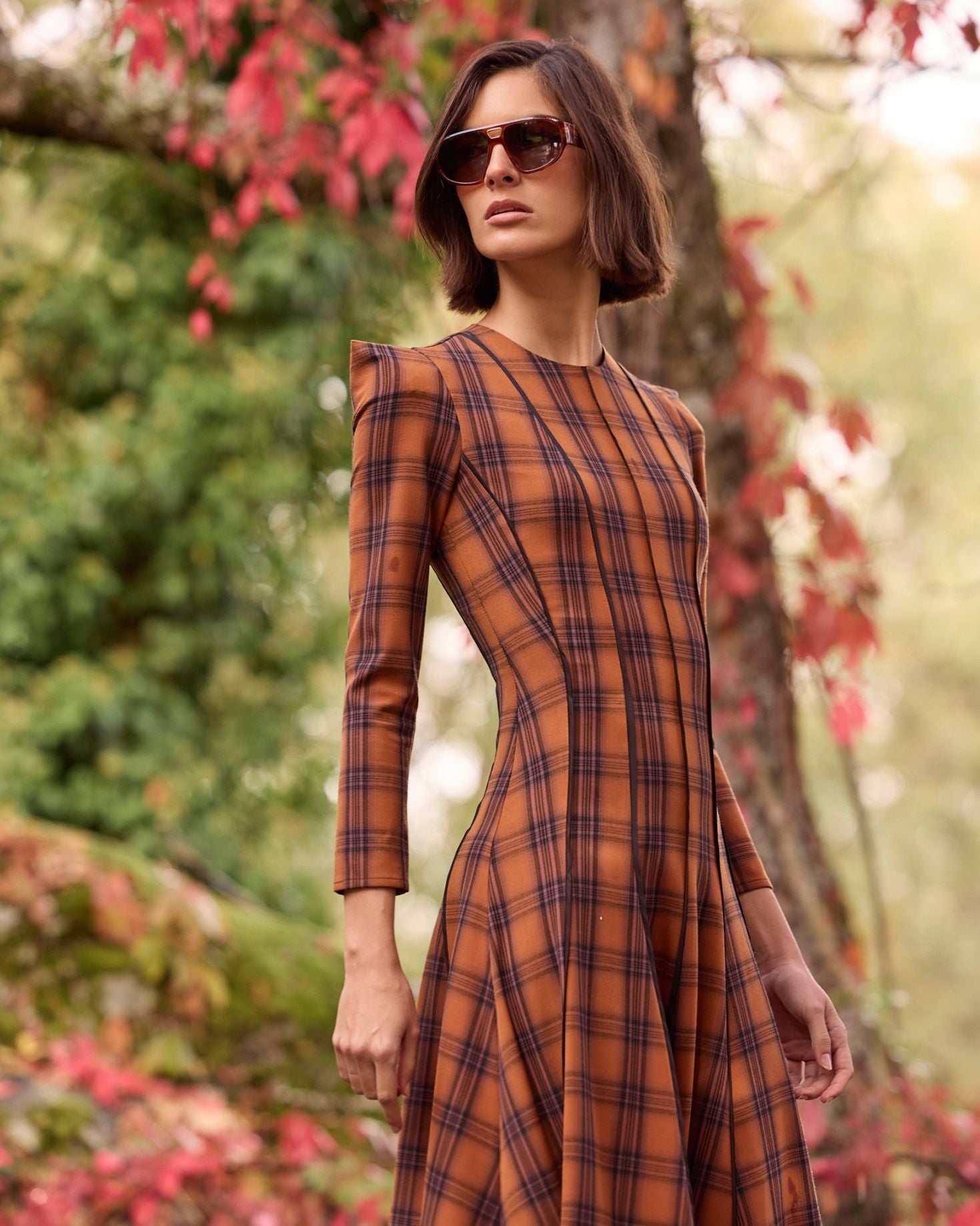 VESTIDO ROPE CUADROS The IQ Collection