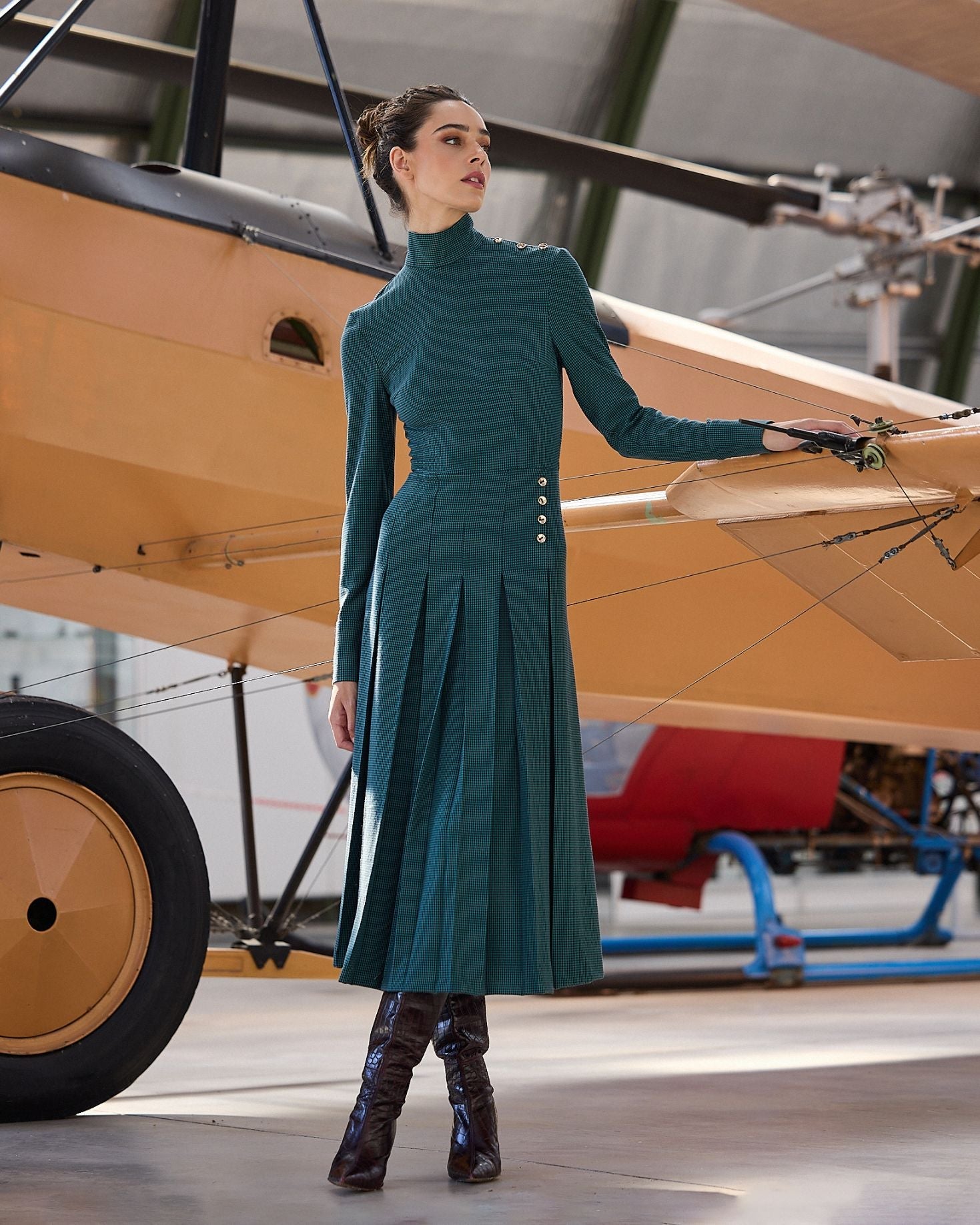 VESTIDO AMY VERDE The IQ Collection