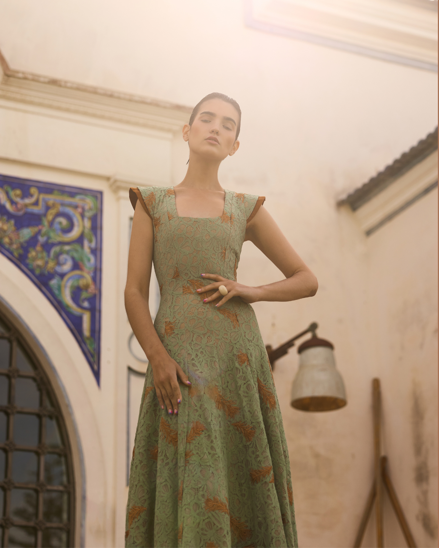 VESTIDO ROSE VERDE The IQ Collection