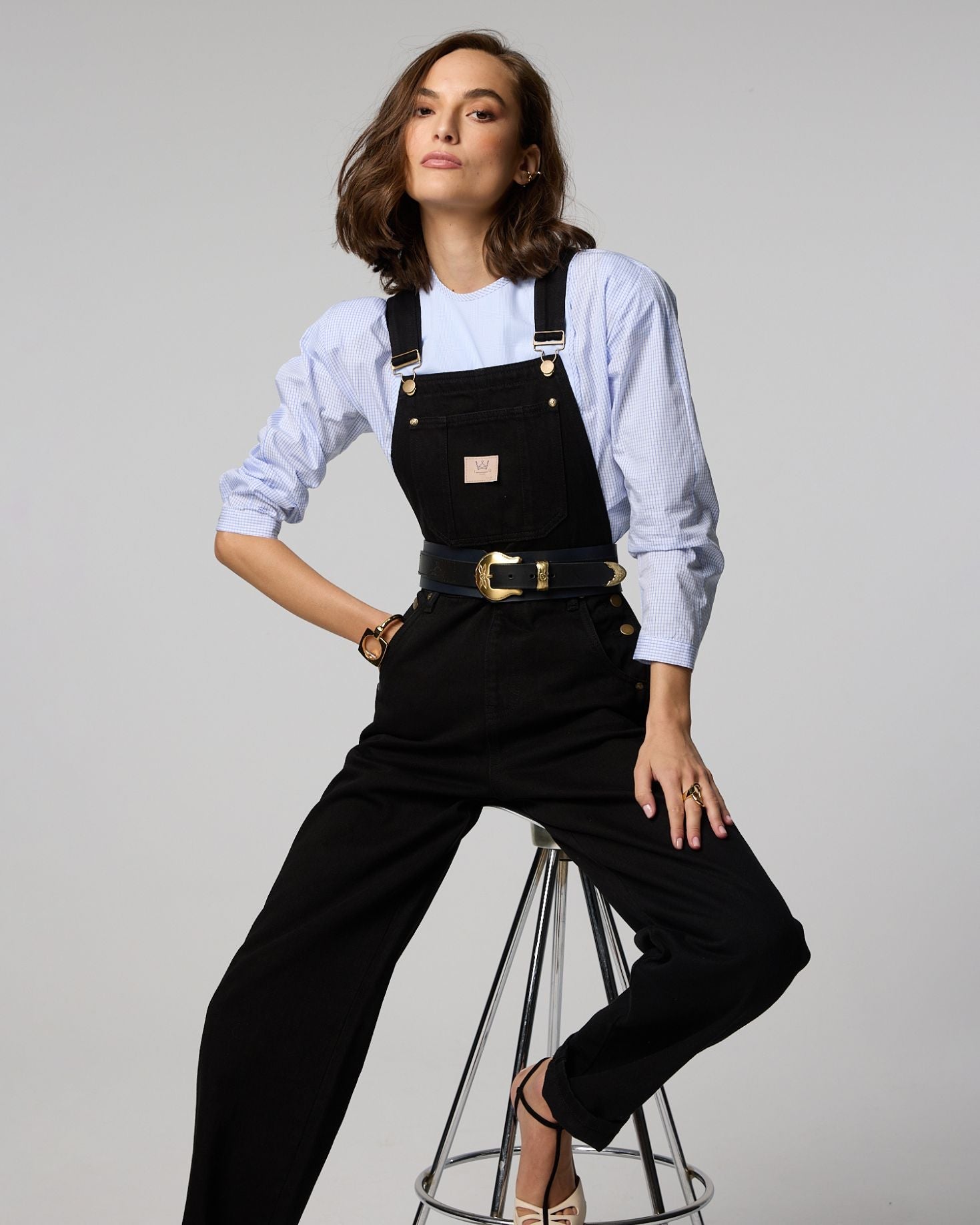 PETO DENIM NEGRO The IQ Collection