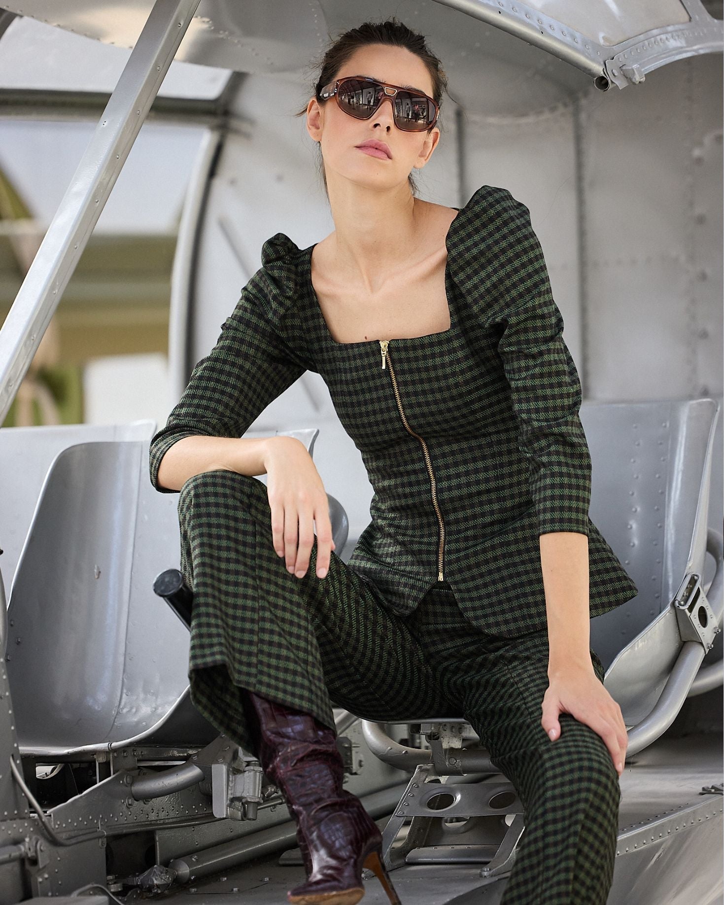 TOP MARINI VICHY VERDE The IQ Collection