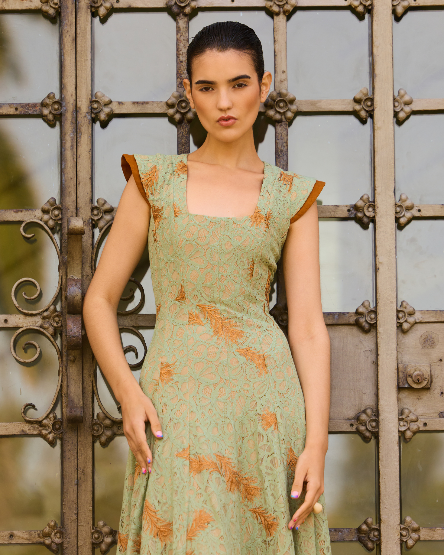 VESTIDO ROSE VERDE The IQ Collection