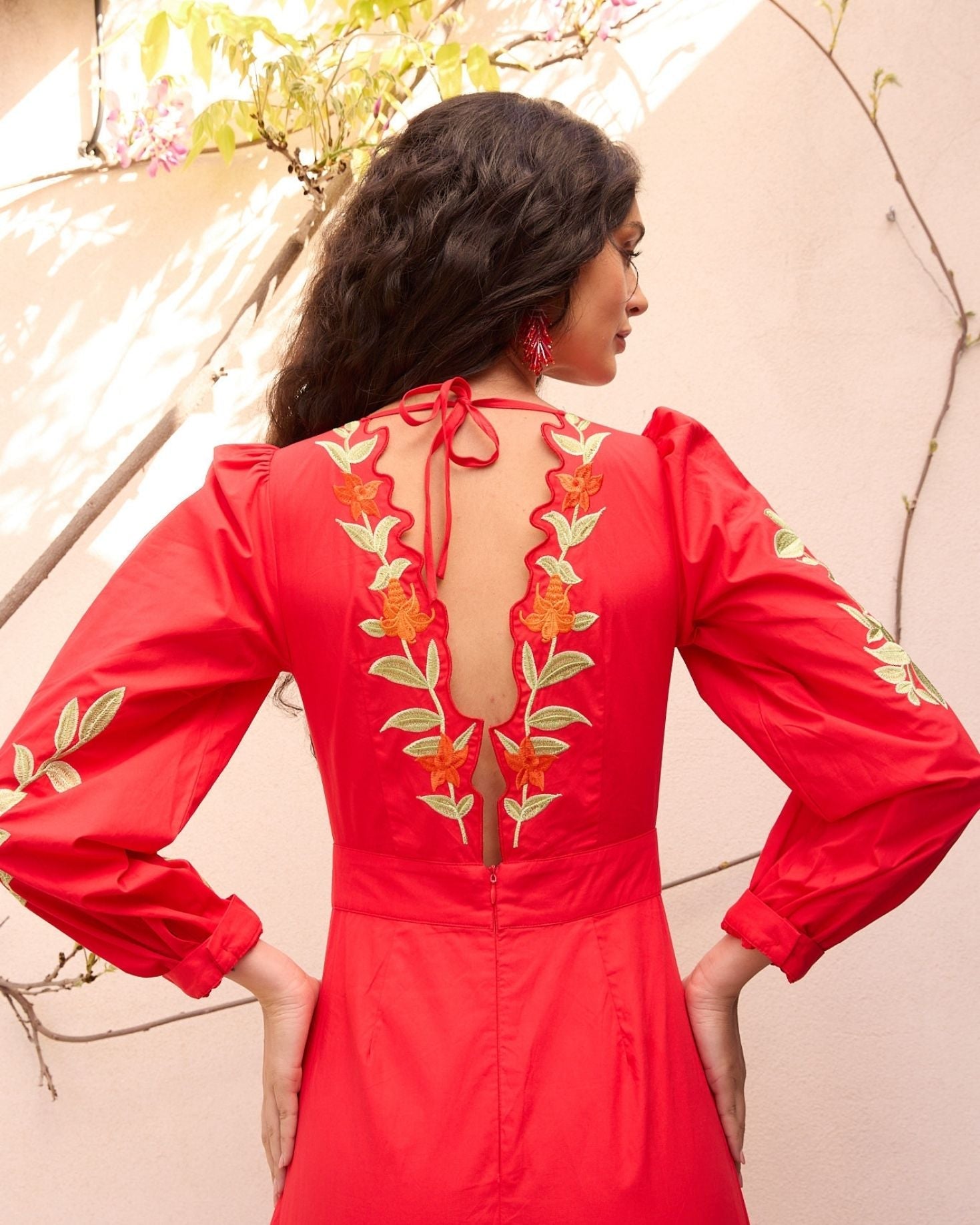 VESTIDO TENERIFE ROJO The IQ Collection