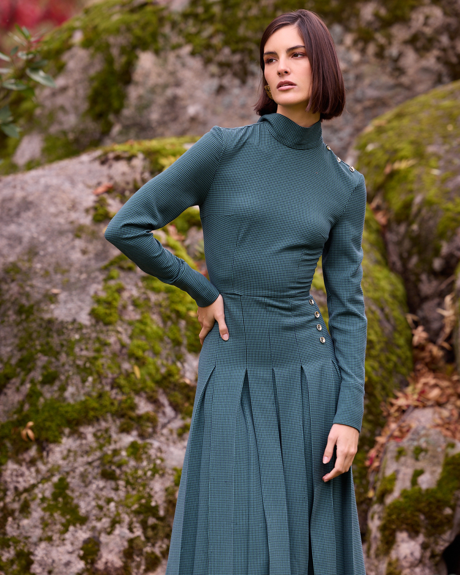 VESTIDO AMY VERDE The IQ Collection