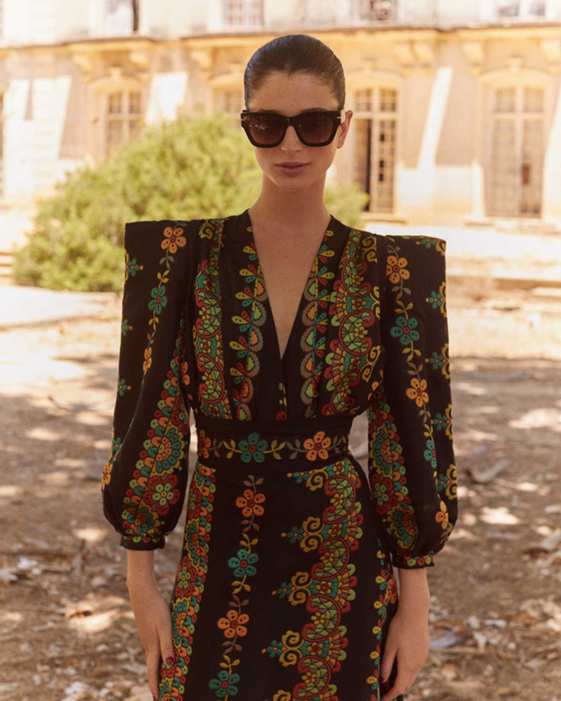 CONJUNTO DUEÑAS NEGRO JACQUARD The IQ Collection