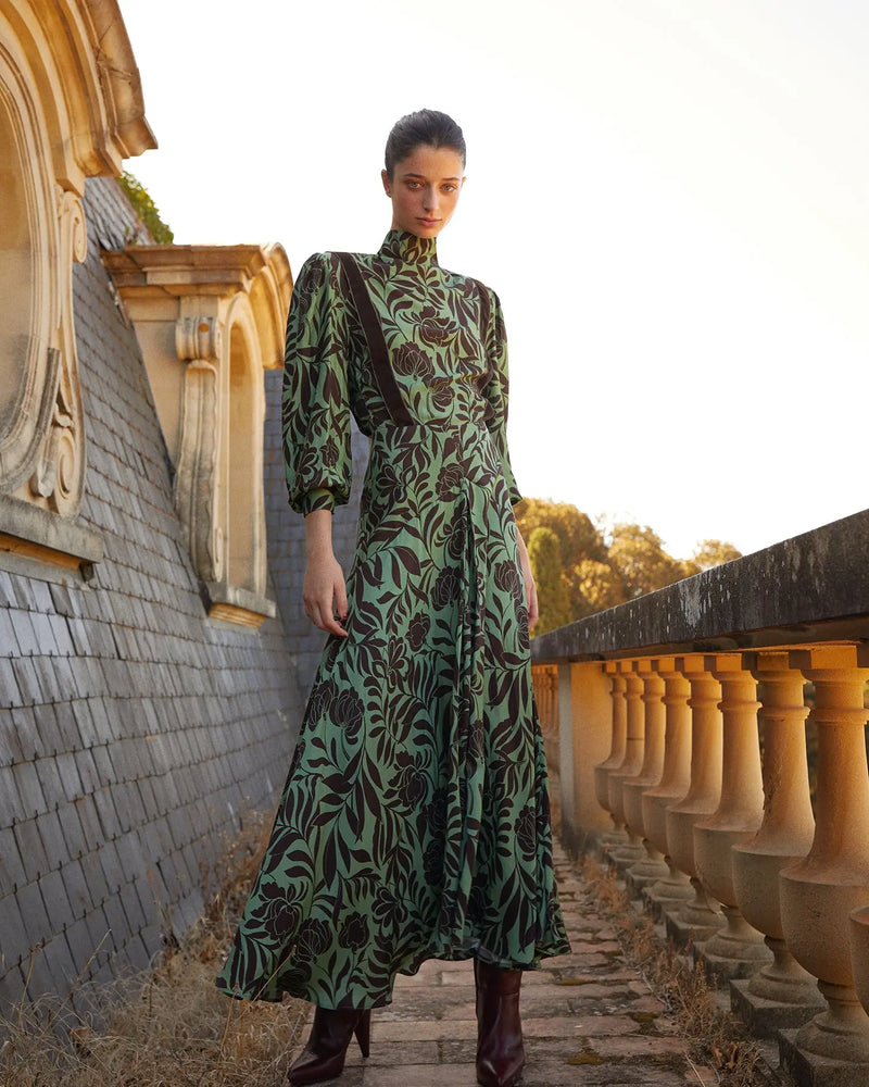 VESTIDO INÉS VERDE The IQ Collection