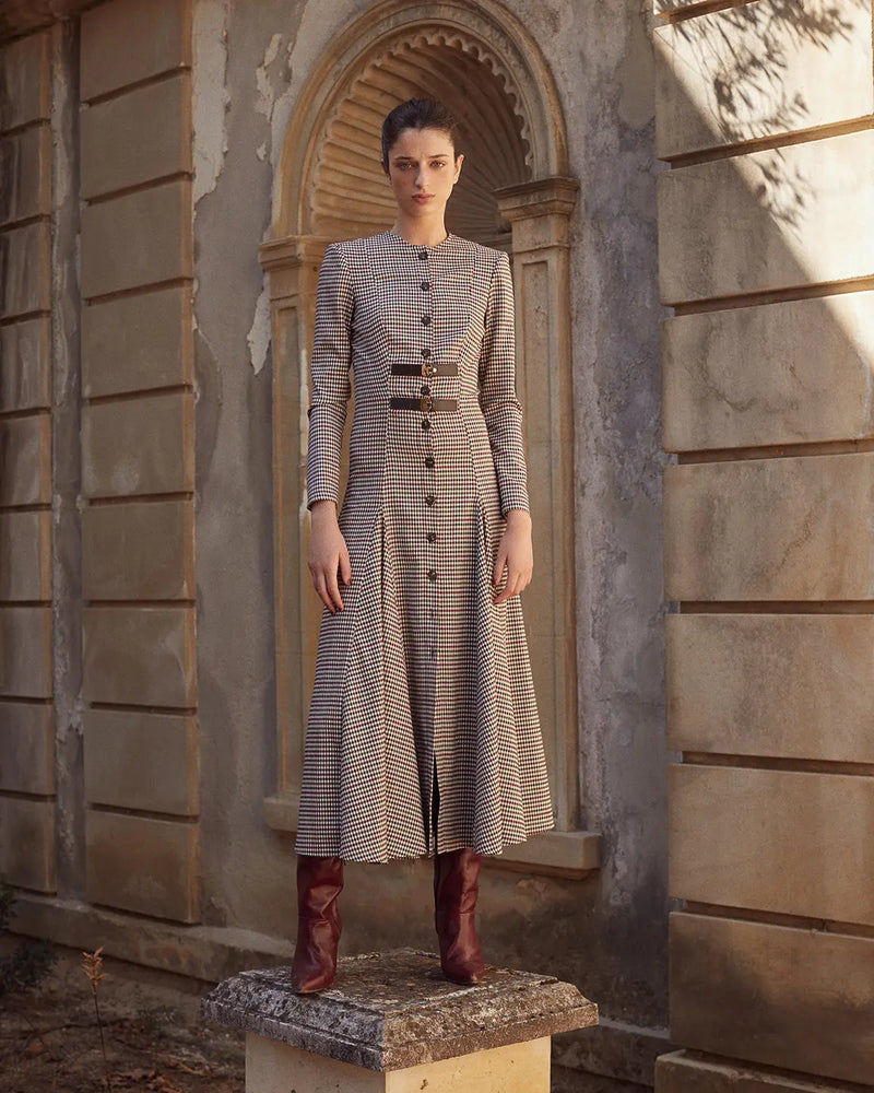 VESTIDO BENEDICT CUADROS The IQ Collection
