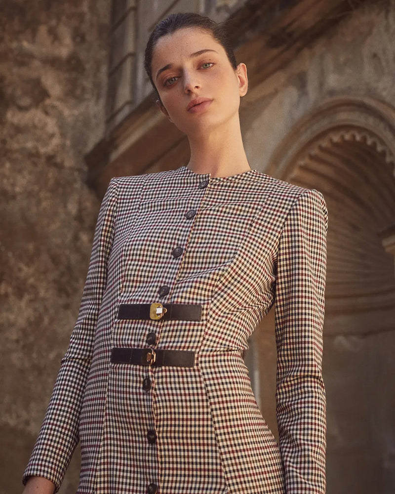 VESTIDO BENEDICT CUADROS The IQ Collection