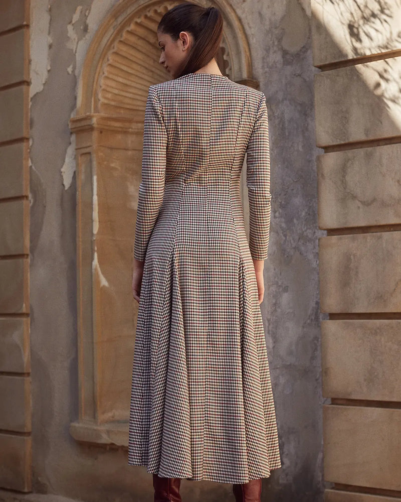 VESTIDO BENEDICT CUADROS The IQ Collection