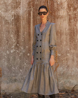 VESTIDO ALISTAIR GRIS The IQ Collection