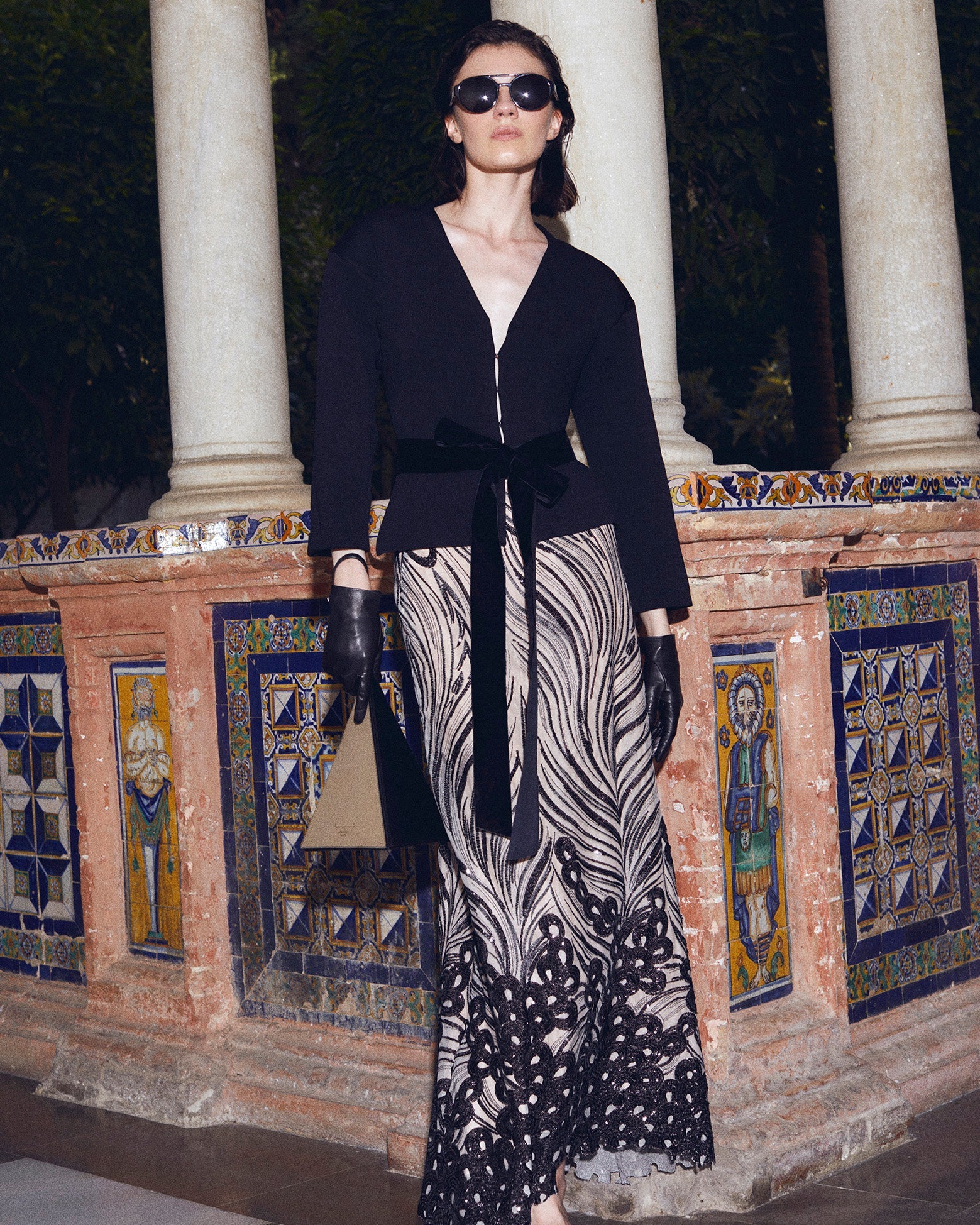 FALDA ROMERÍA ESTAMPADA The IQ Collection