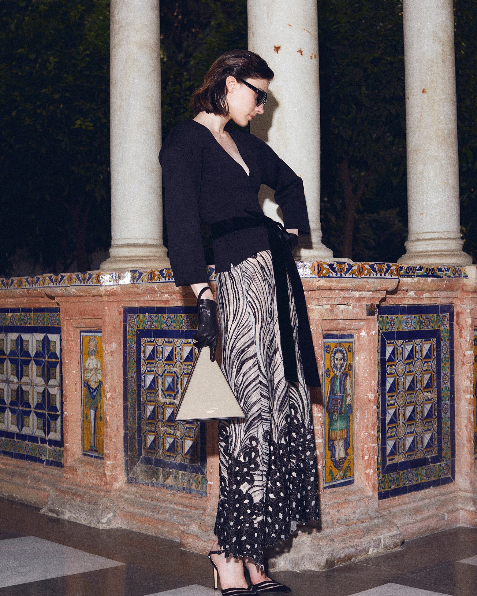 FALDA ROMERÍA ESTAMPADA The IQ Collection