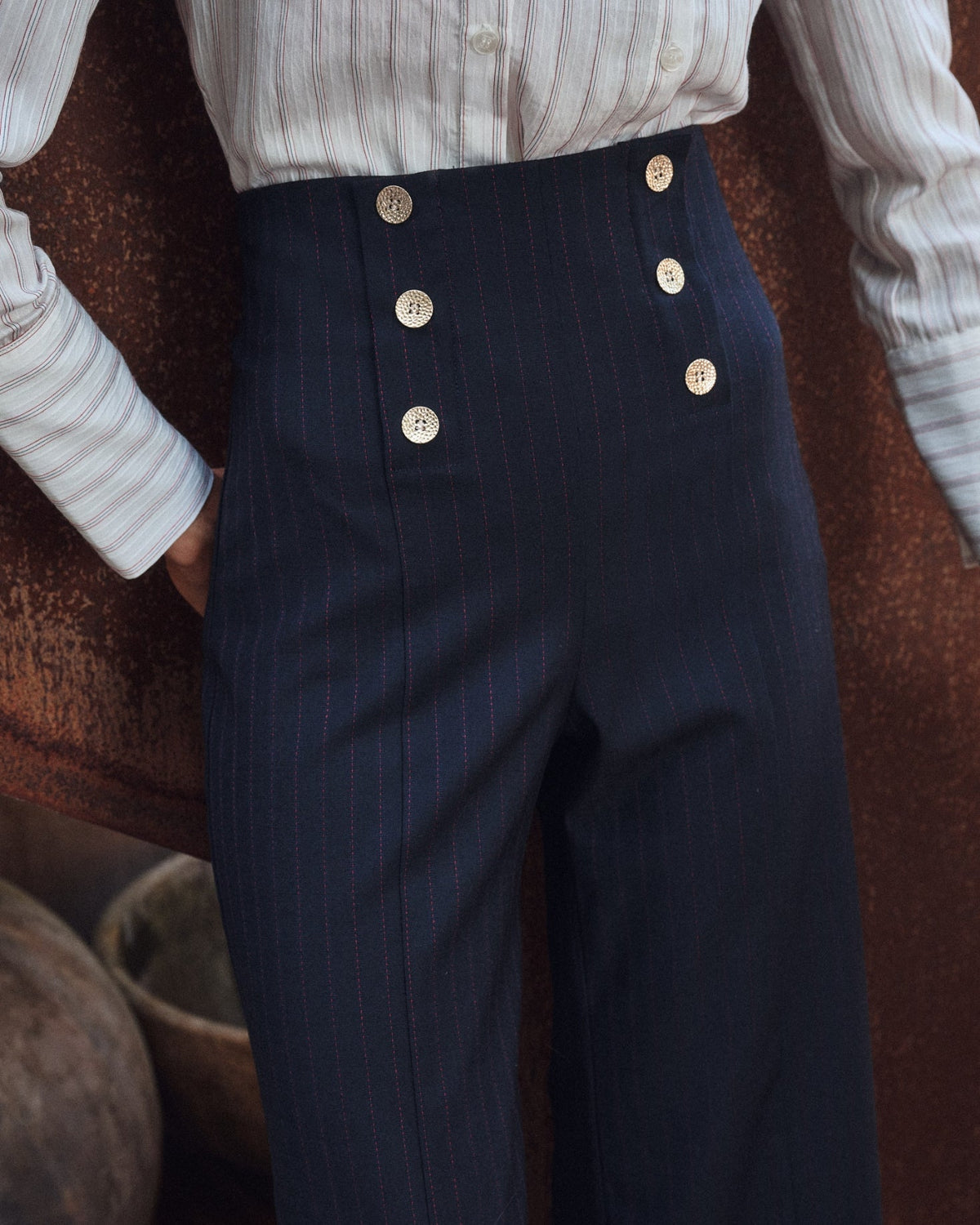 PANTALÓN BOGOTÁ AZUL MARINO The IQ Collection