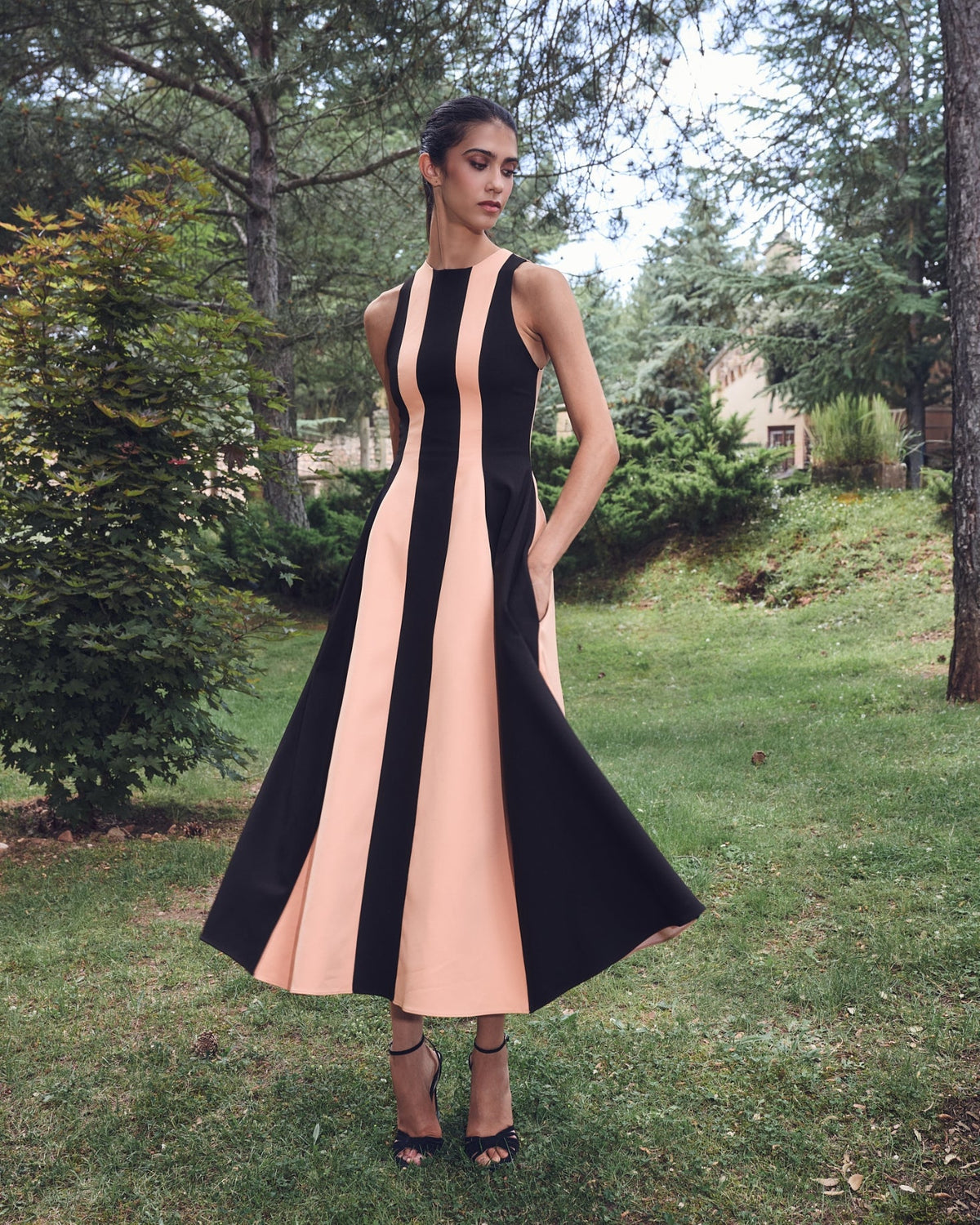 VESTIDO ANITA RAYAS The IQ Collection