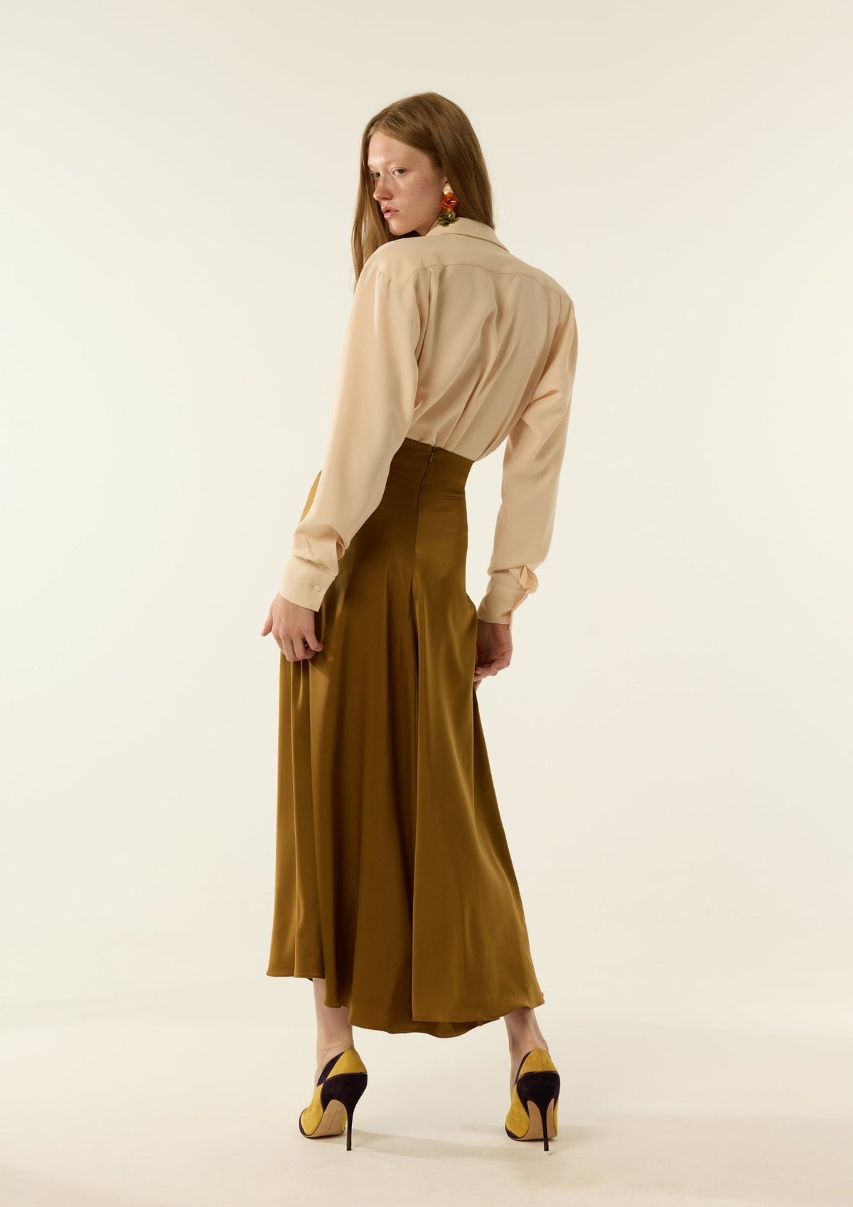 FALDA CLARA MOSTAZA The IQ Collection