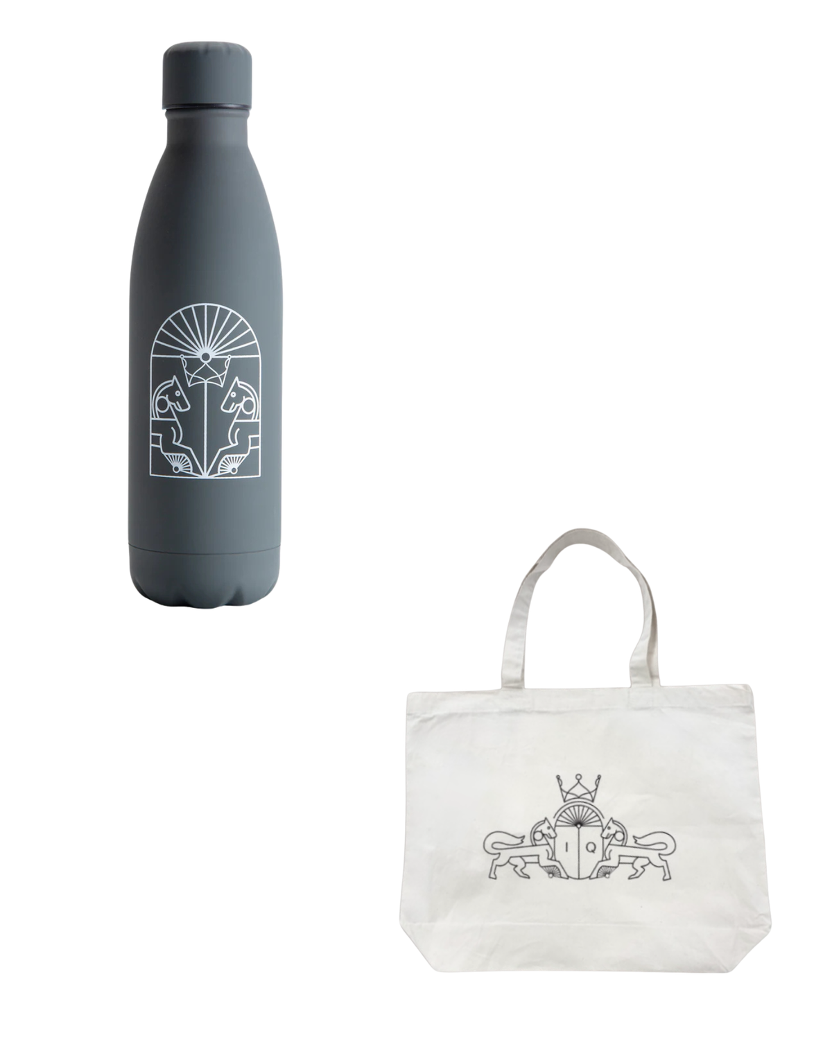 Pack Botella y Tote Bag The IQ Collection