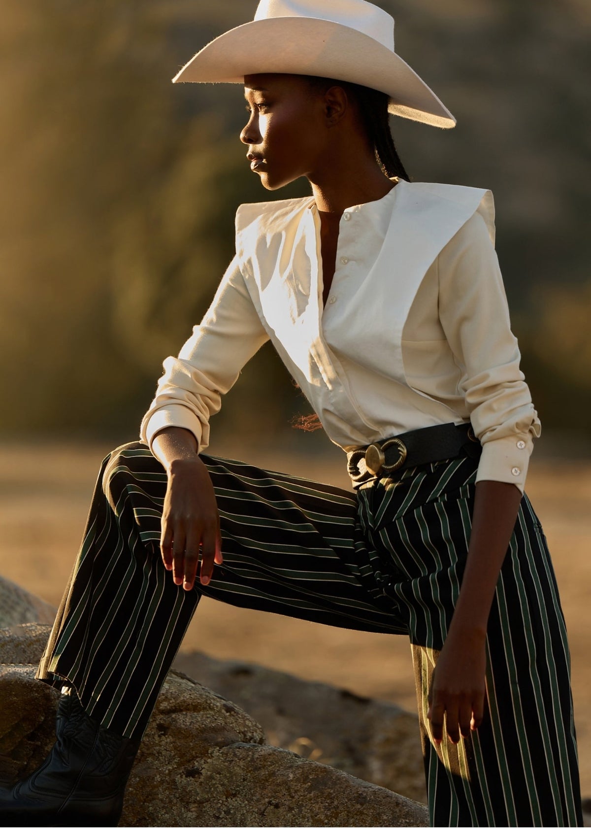 PANTALÓN LEONORA RAYAS The IQ Collection