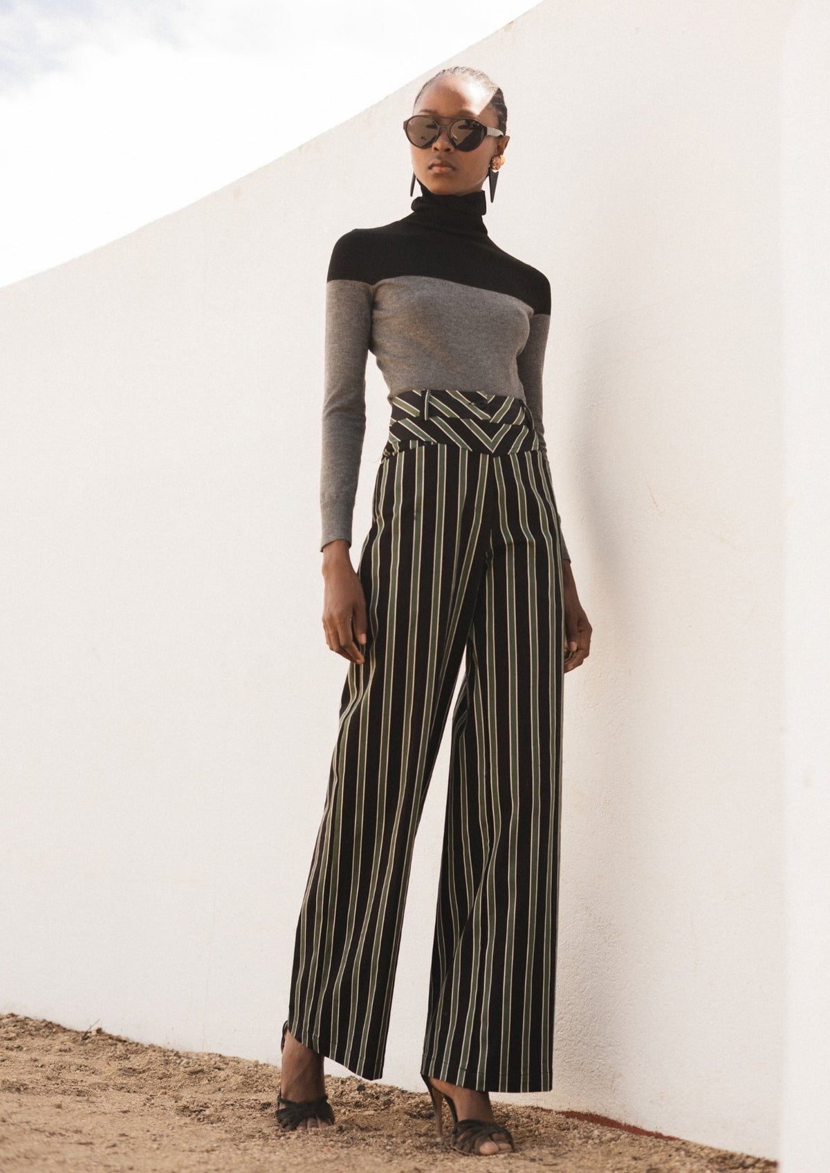 PANTALÓN LEONORA RAYAS The IQ Collection