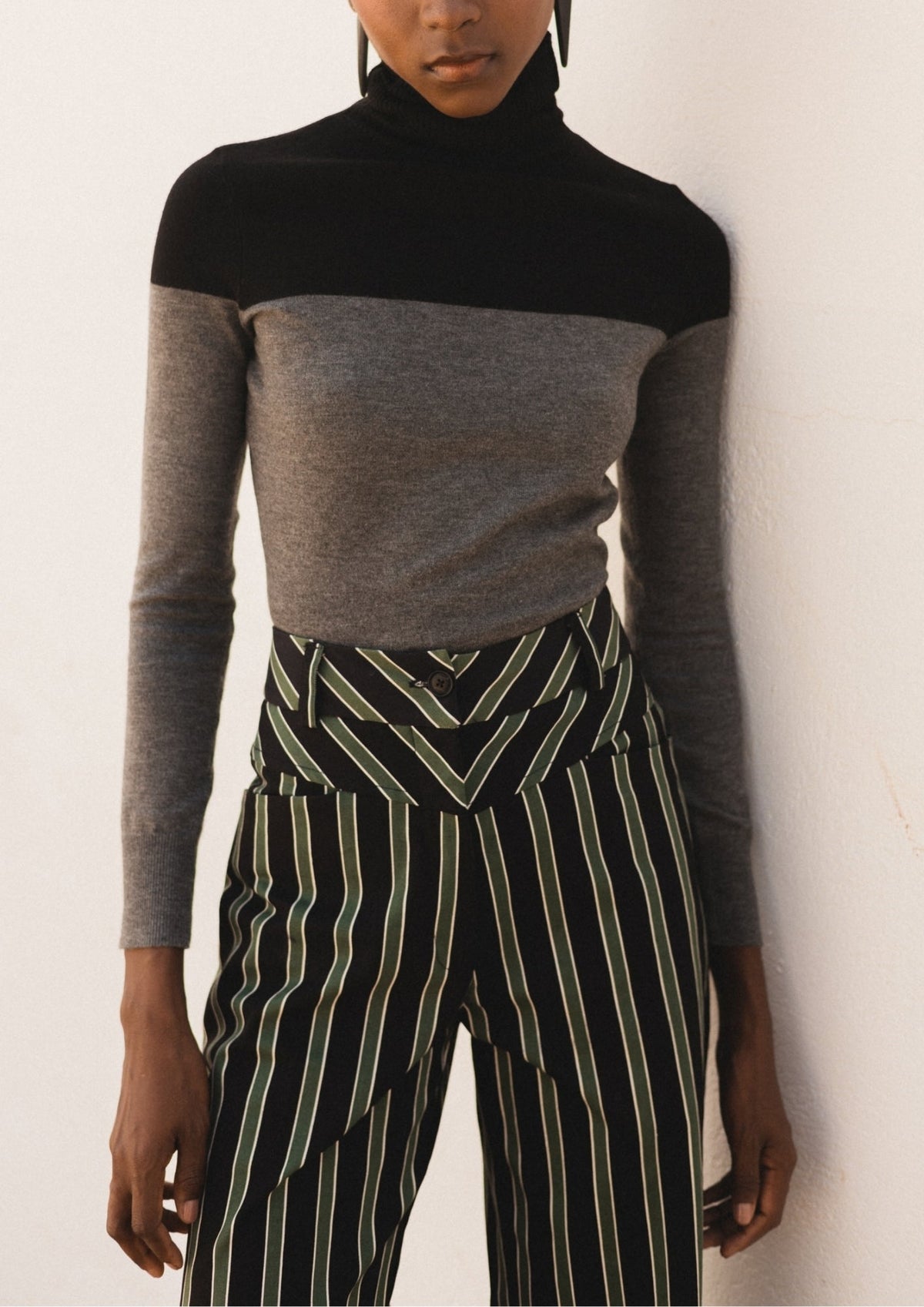 PANTALÓN LEONORA RAYAS The IQ Collection