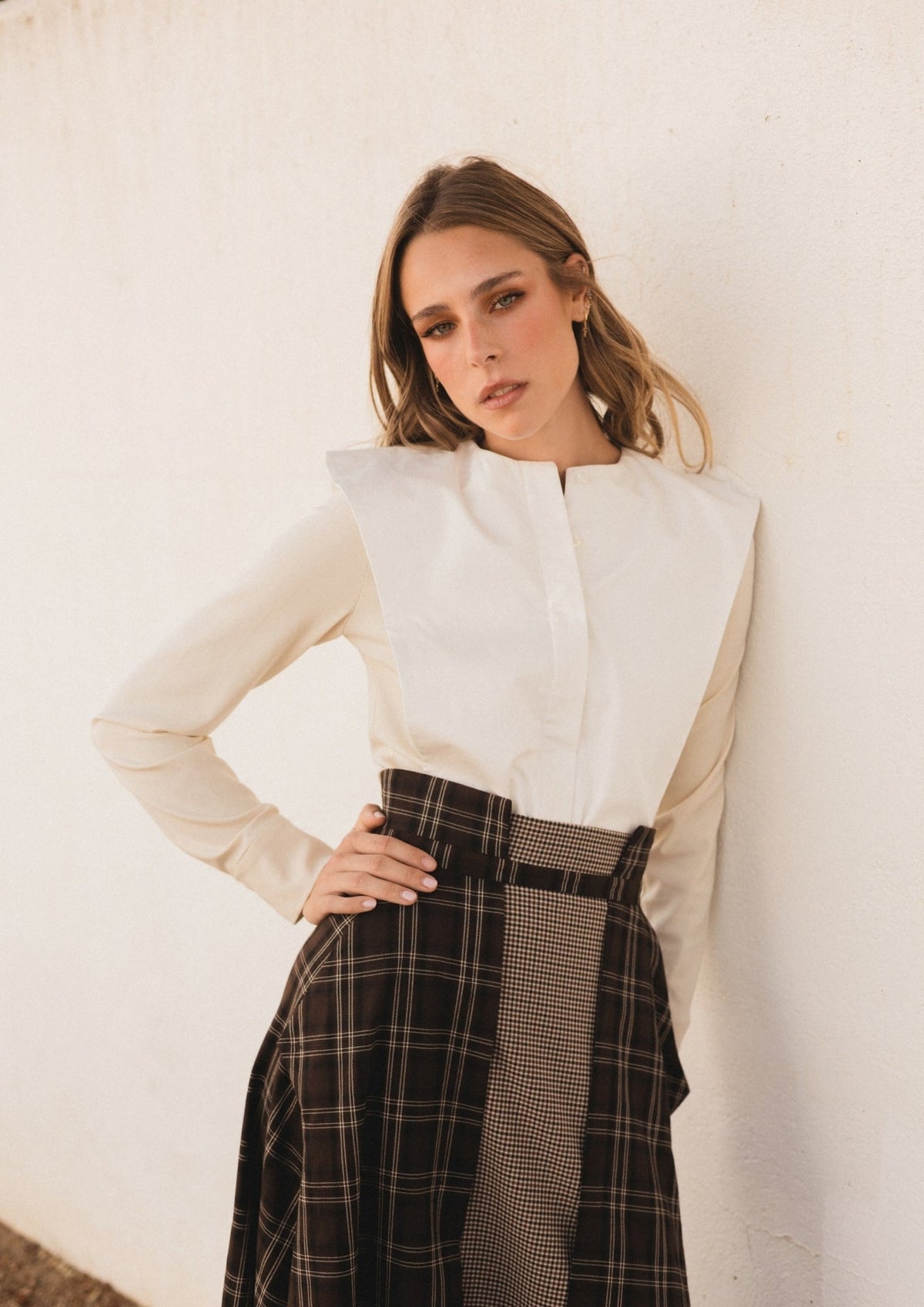 FALDA MIA CUADROS COMBINADOS The IQ Collection