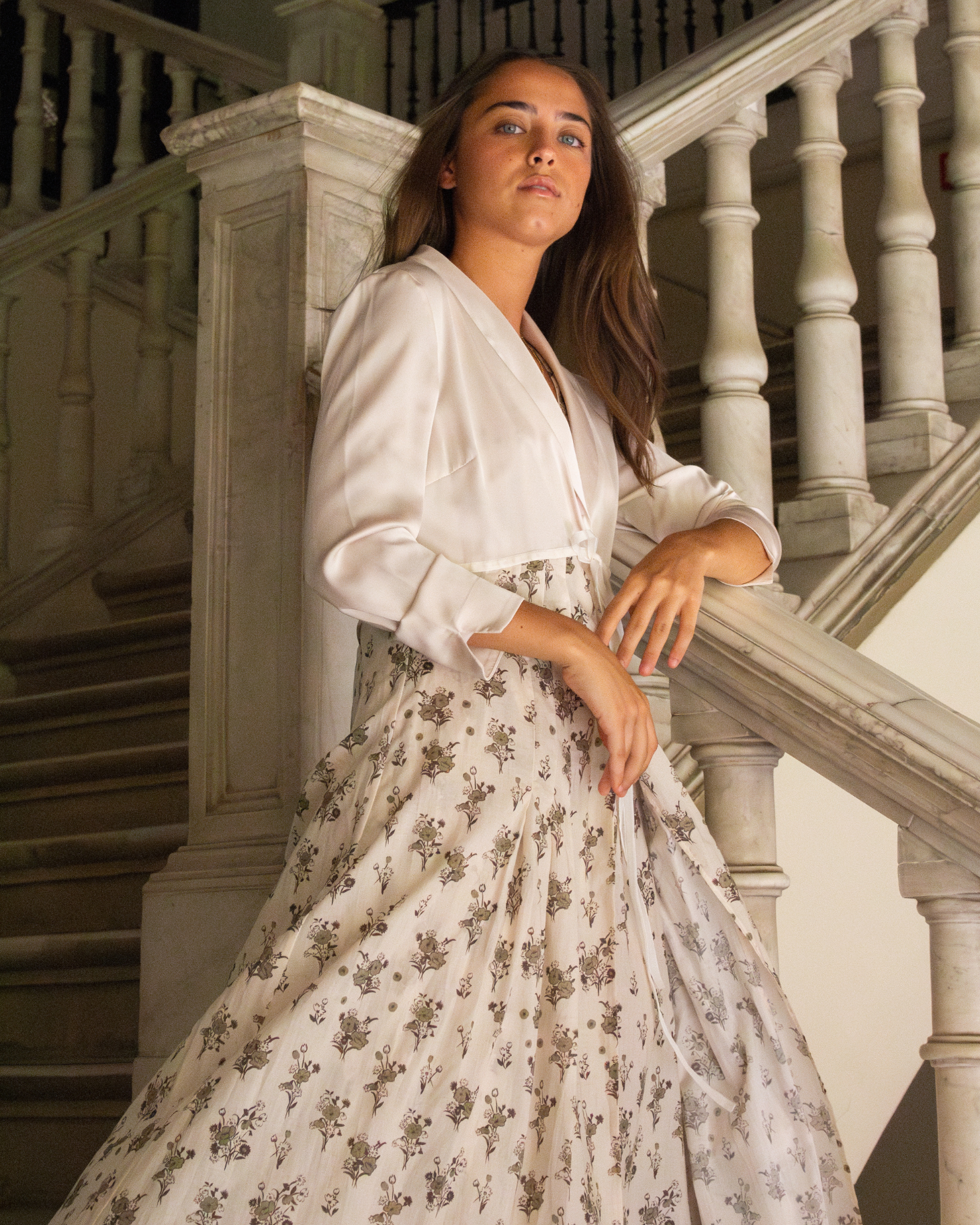 BATA VICTORIA FLORAL (VERDE) The IQ Collection